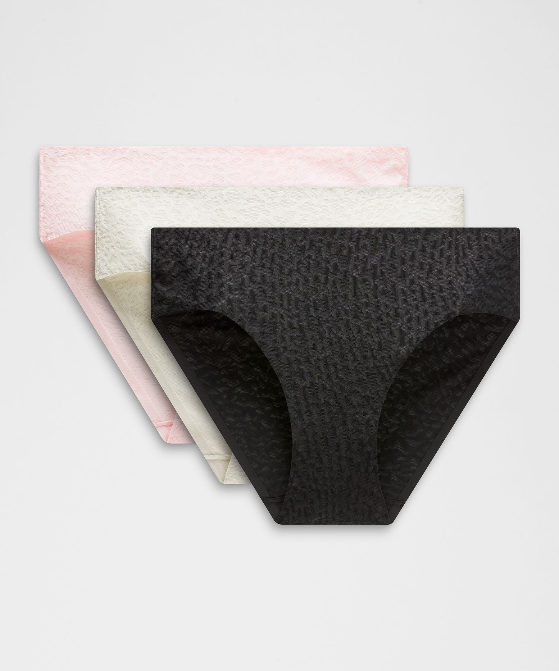 Lululemon Invisiwear Mid-rise Bikini Underwear Performance Lace