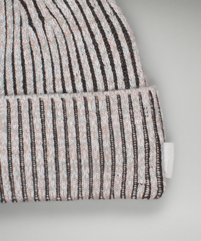 Women's Textured Fleece-Lined Knit Beanie