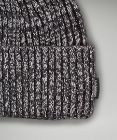 Women's Textured Fleece-Lined Knit Beanie
