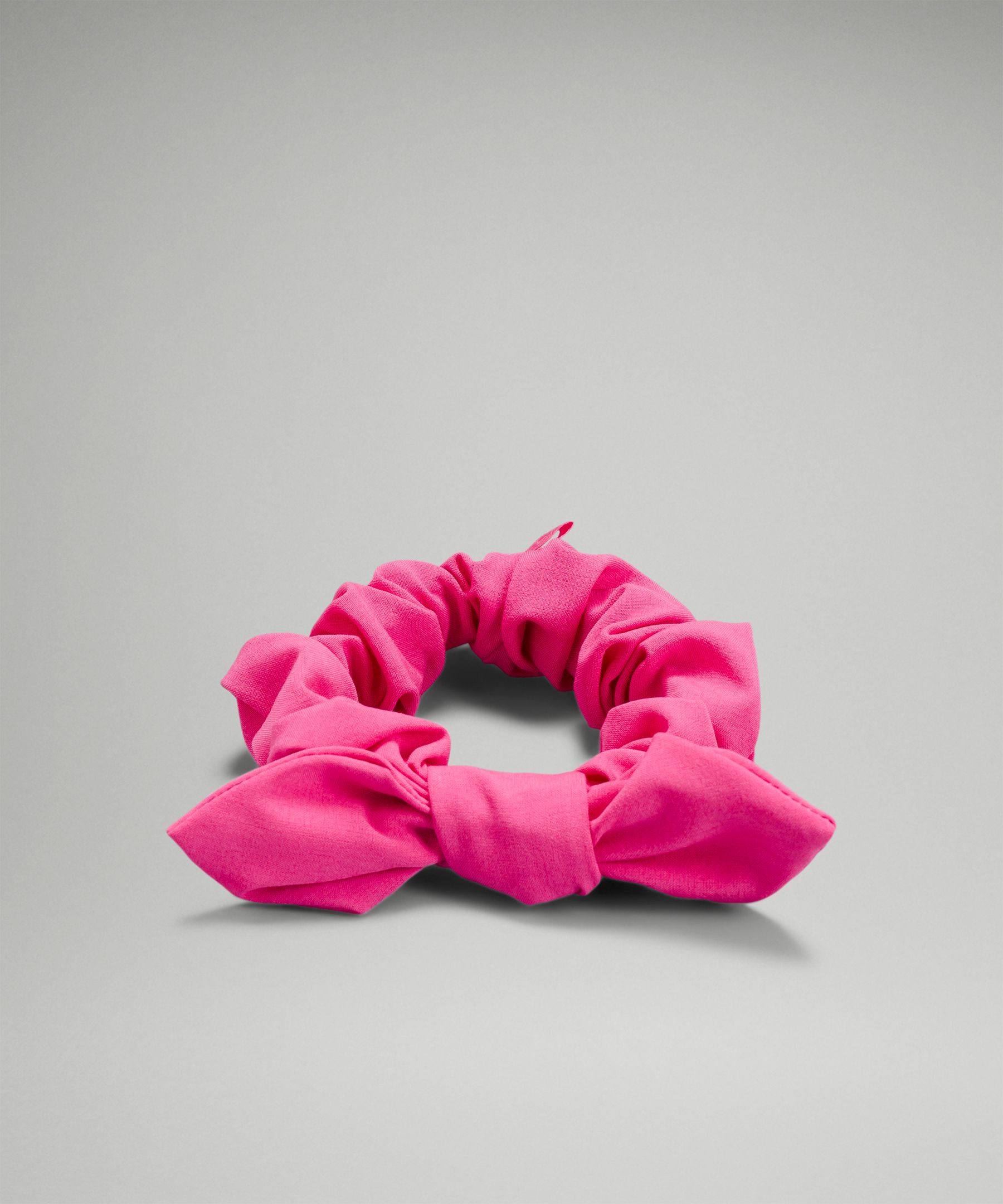 Lululemon Uplifting Bow Scrunchie In Sonic Pink