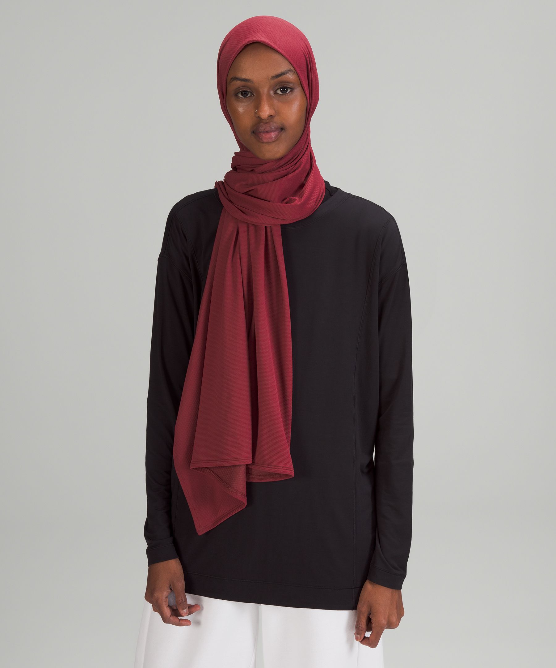 Lululemon Scarf-style Hijab In Mulled Wine