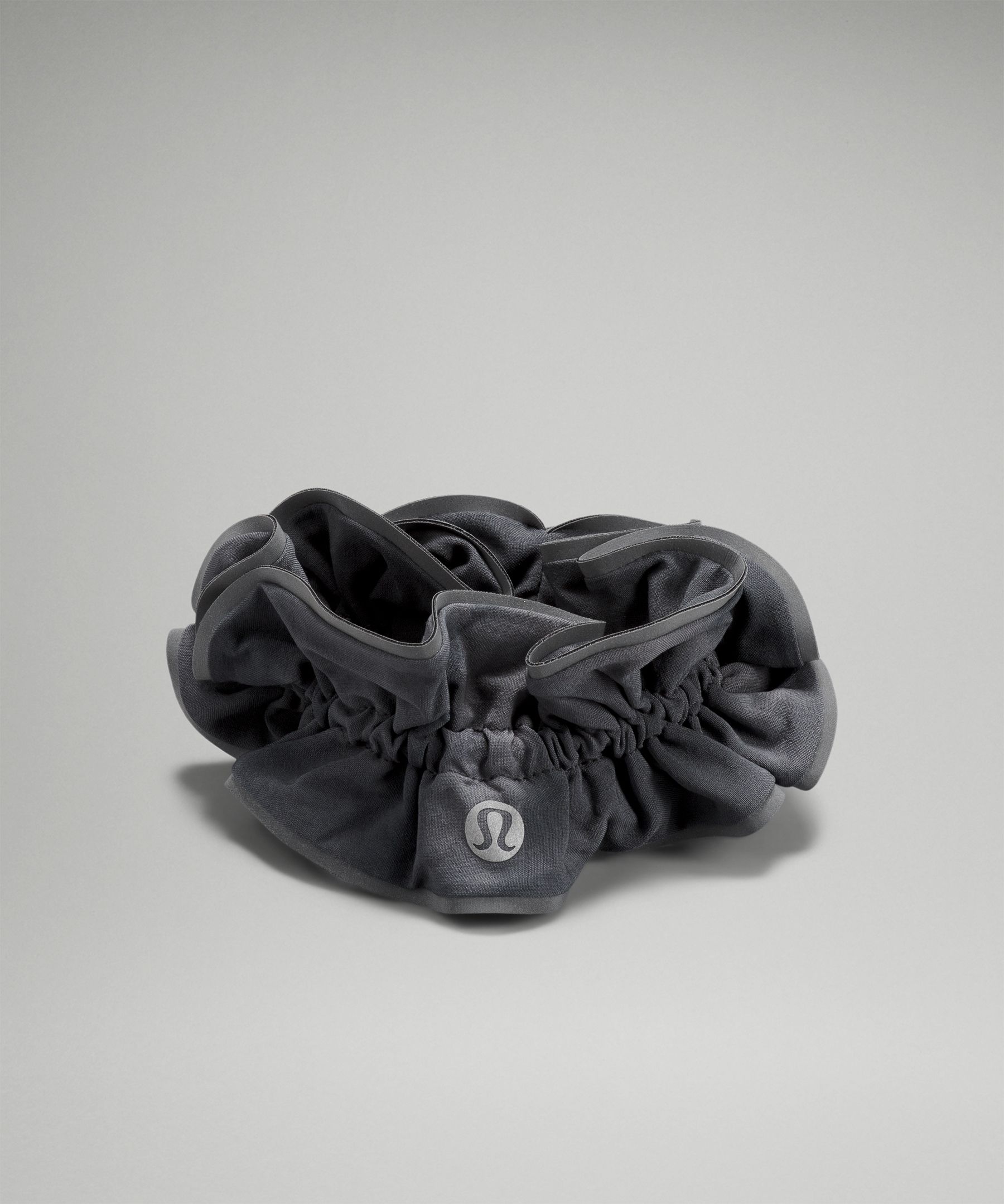 Lululemon Light Locks Scrunchie In Diamond Dye Pitch Grey Graphite Grey