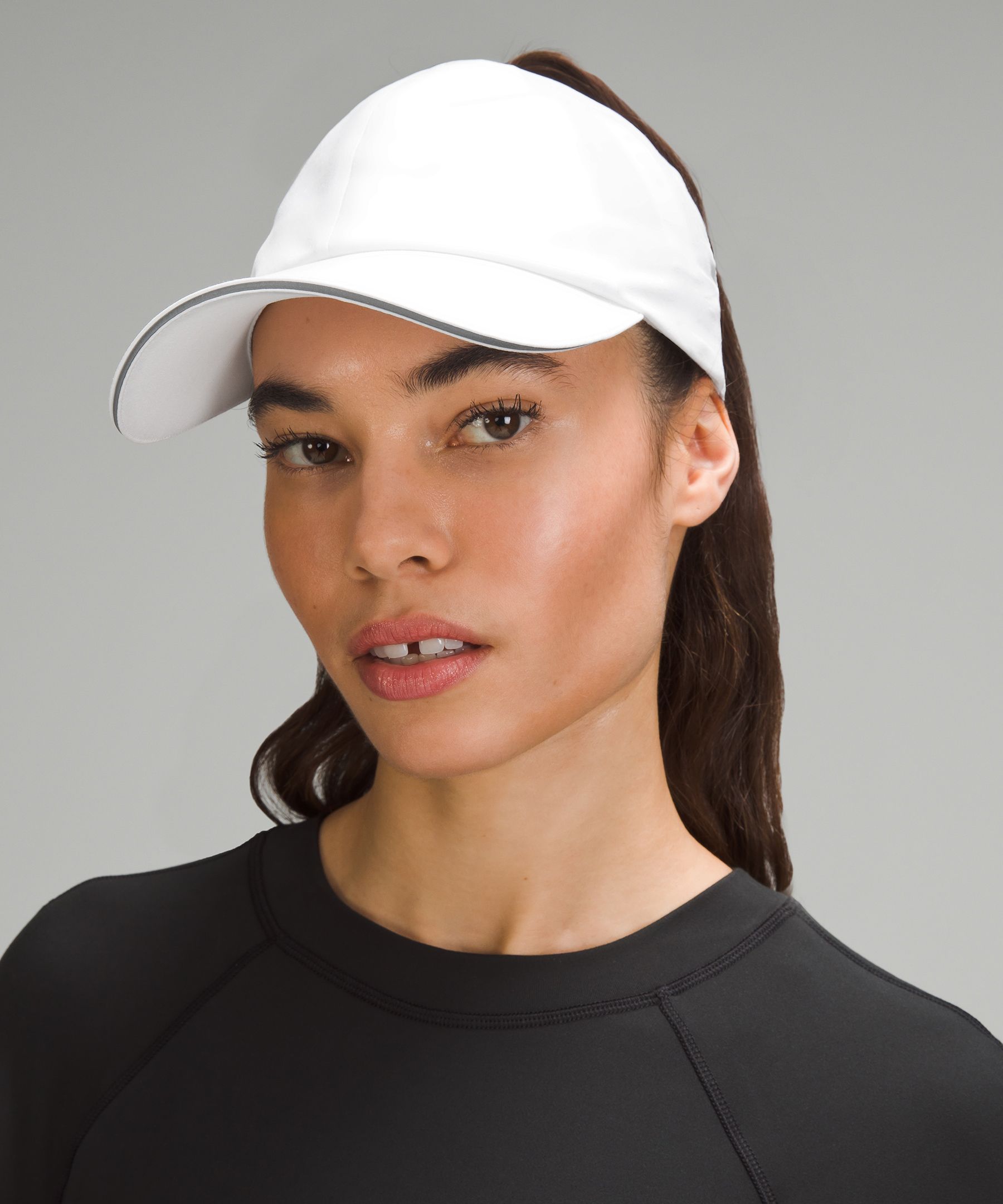 Shop Lululemon Fast And Free Ponytail Running Hat