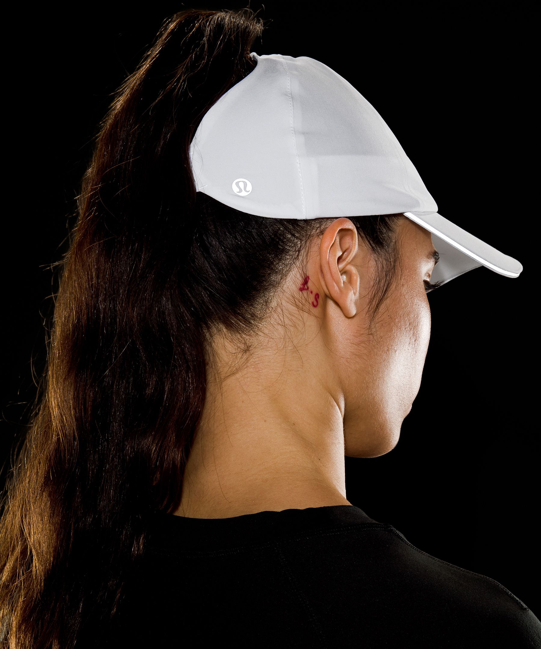 Shop Lululemon Fast And Free Ponytail Running Hat