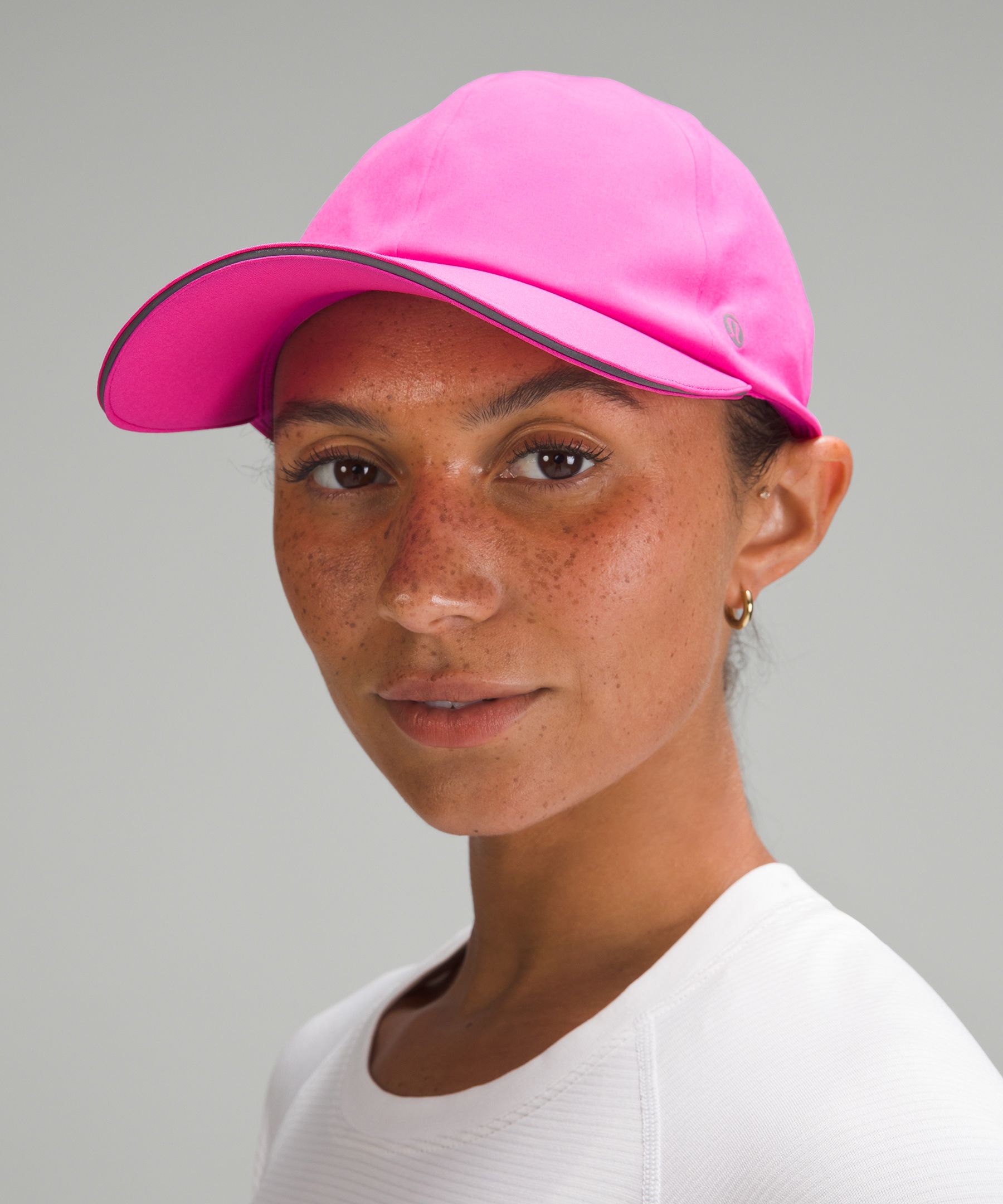 Lululemon Fast and Free Ponytail Running Hat | Pink|Neon