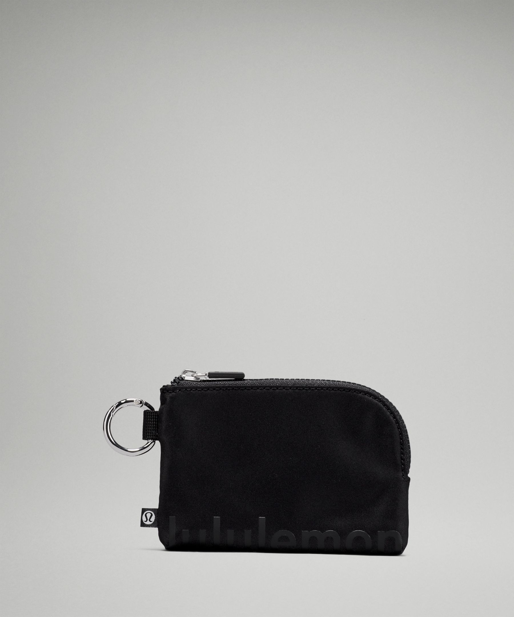 Lululemon Clippable Card Pouch In Black