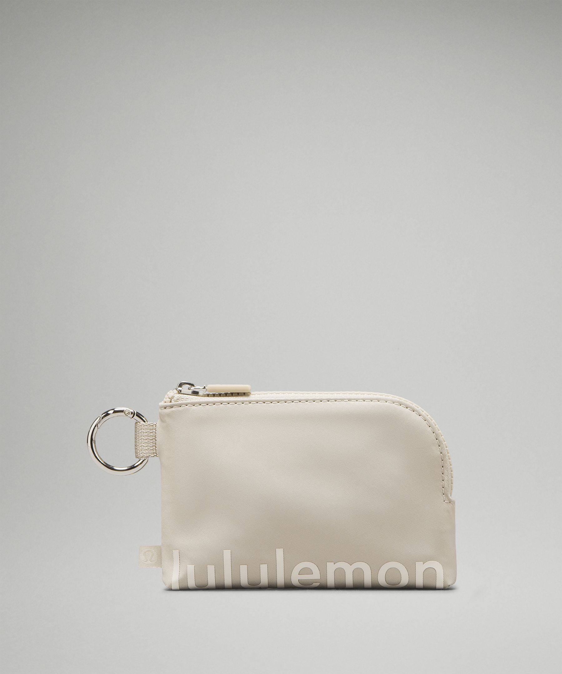 Lululemon Blue Manifesto Zipper Pouch Coin Purse Gift Card Holder