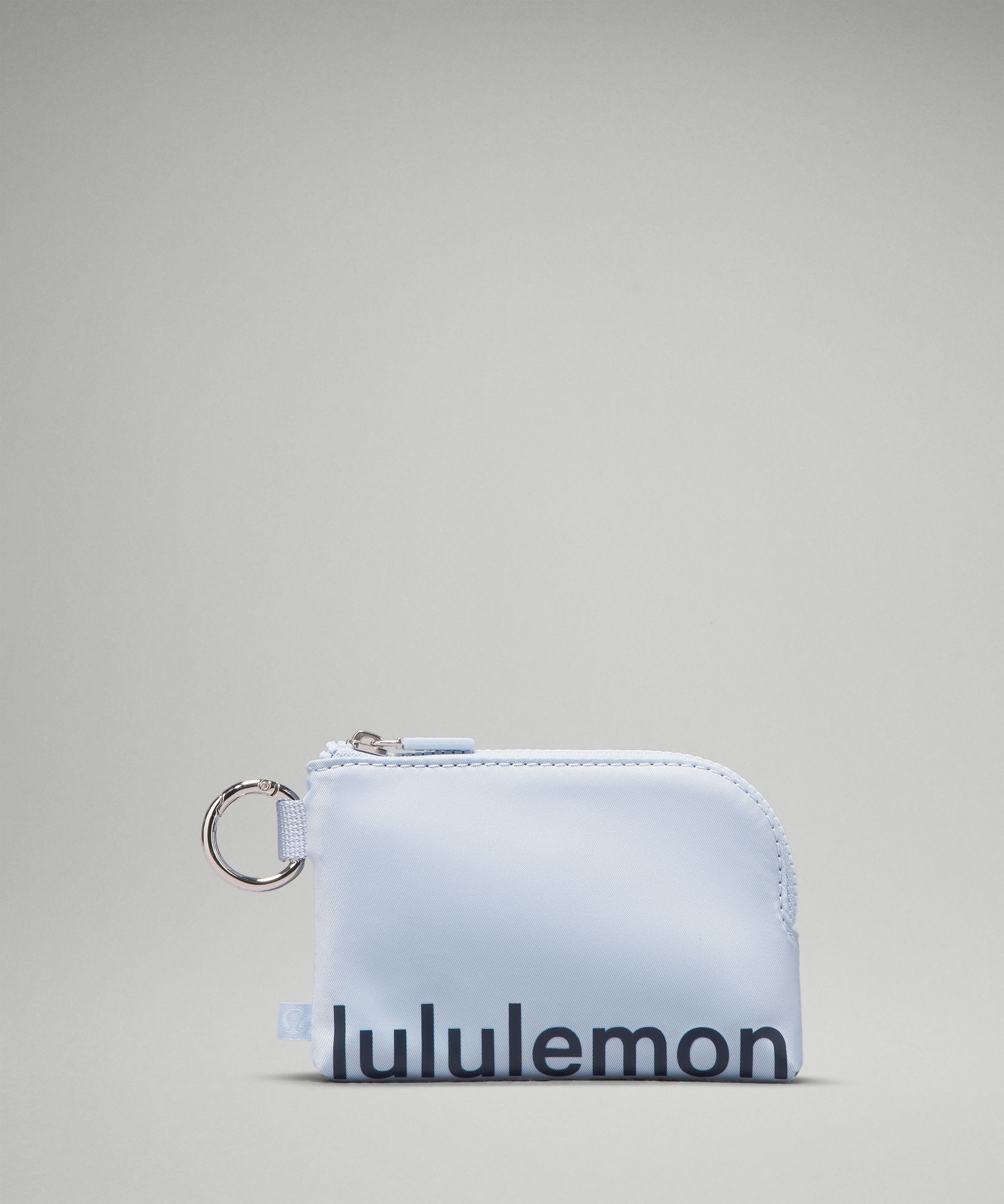 Lululemon Clippable Card Pouch In Blue