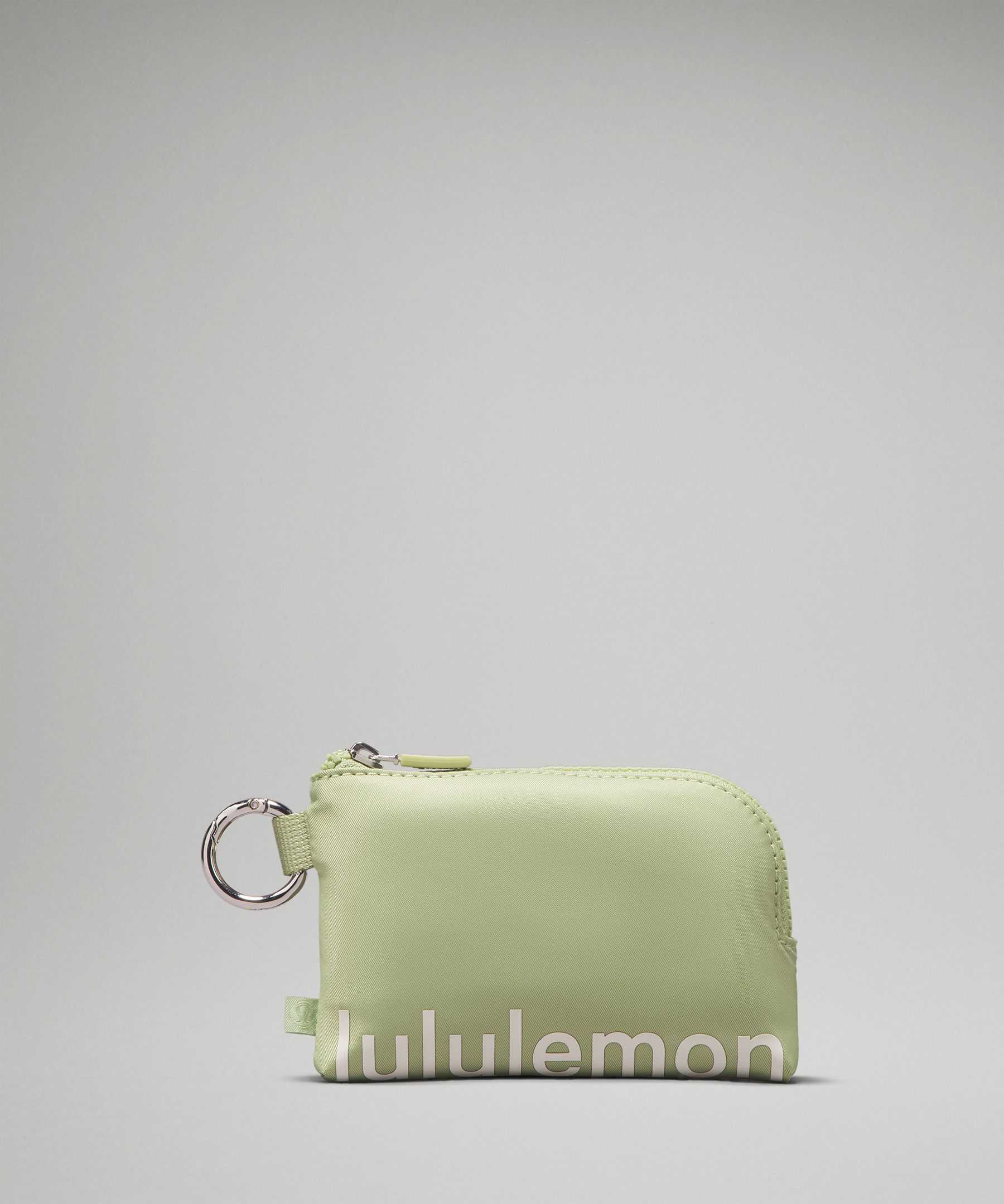 Lululemon Clippable Card Pouch In Green