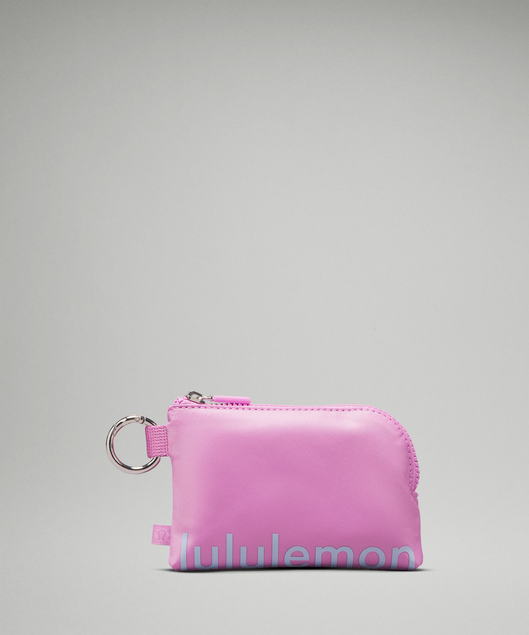 Lululemon Clippable Card Pouch In Pink