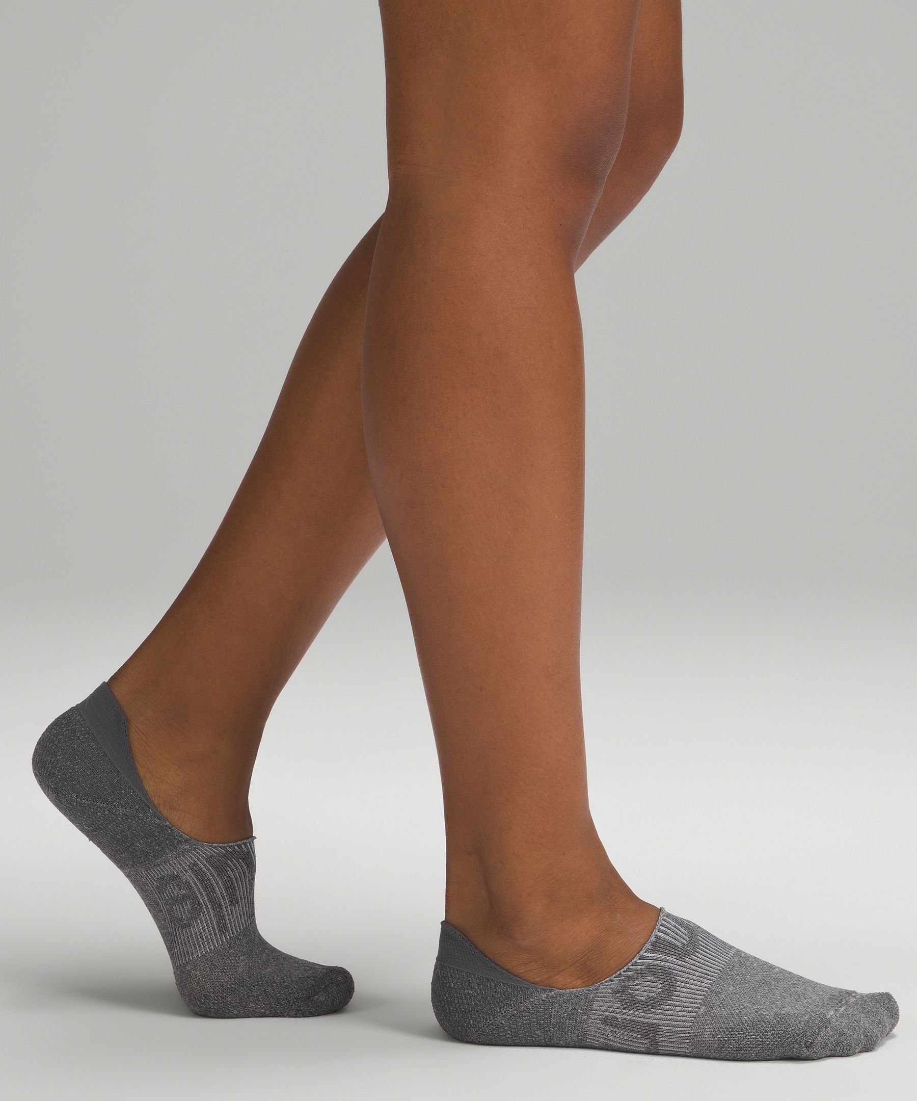 Shop Lululemon Power Stride No-show Socks With Active Grip 5 Pack