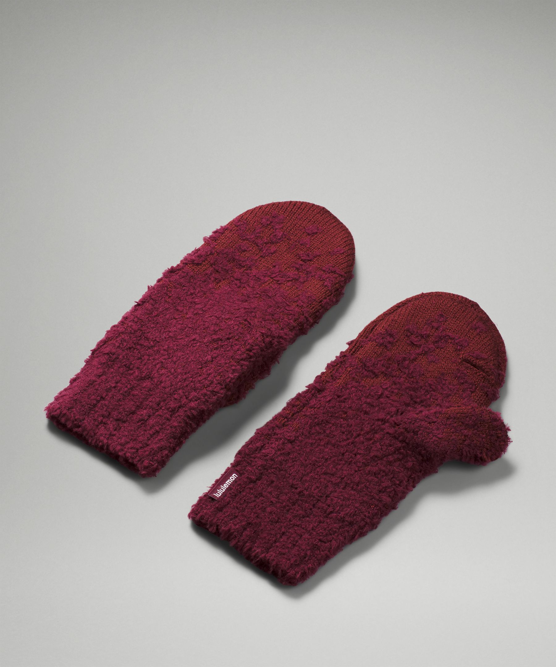 Lululemon Womens Ombre Knit Textured Mittens