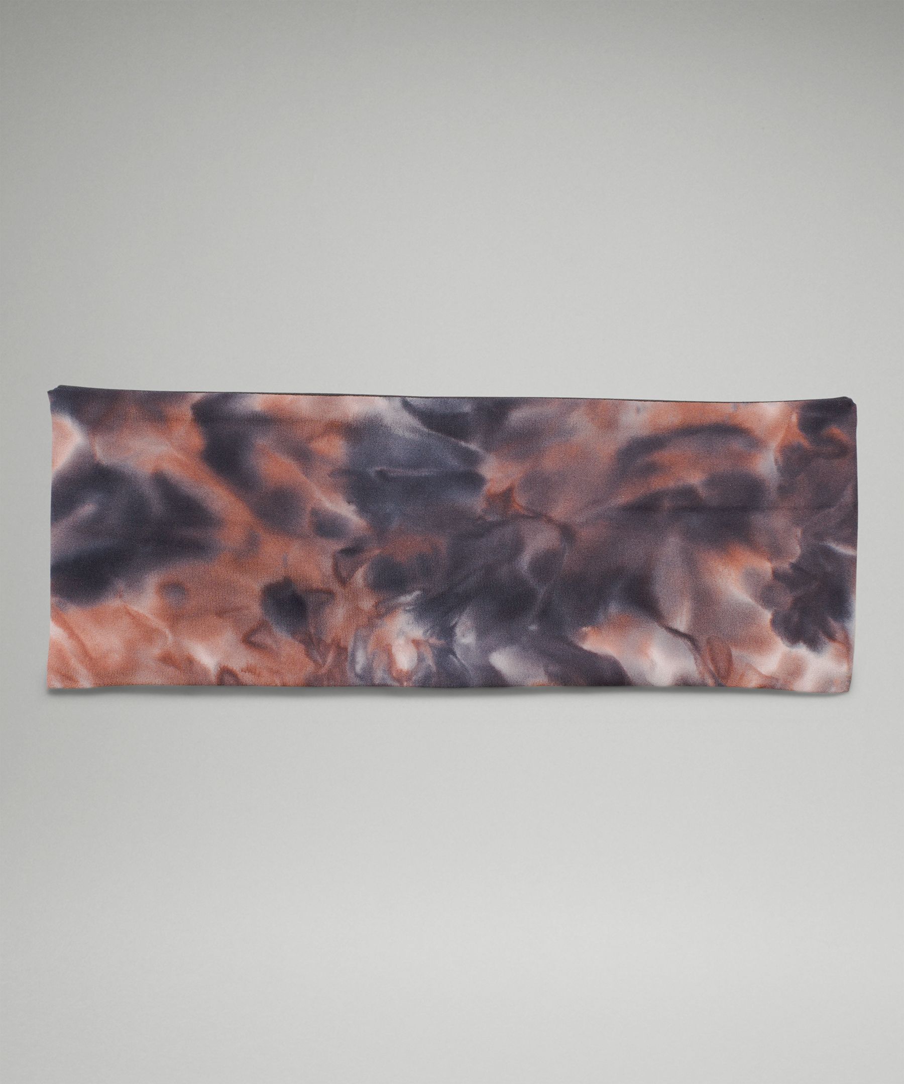 Lululemon Fringe Fighter Nulu Headband In Diamond Dye Seashell Smoky