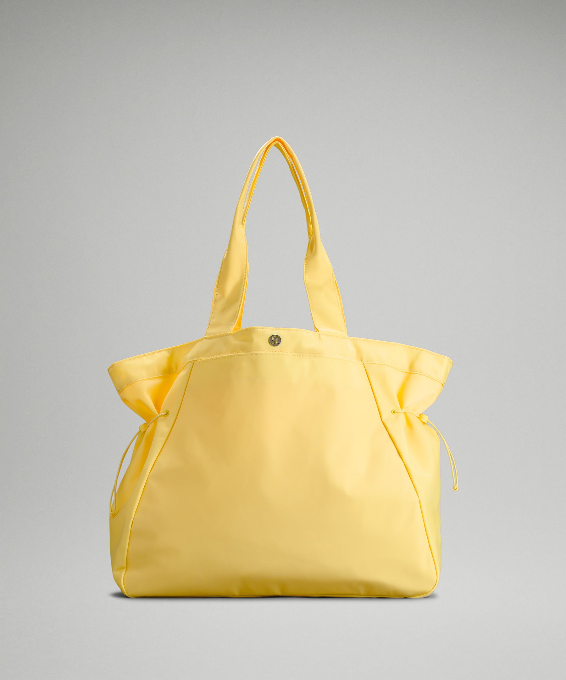 lululemon athletica, Bags, Lululemon Go With The Flow Tote Bag Bright  Yellow Pockets Large