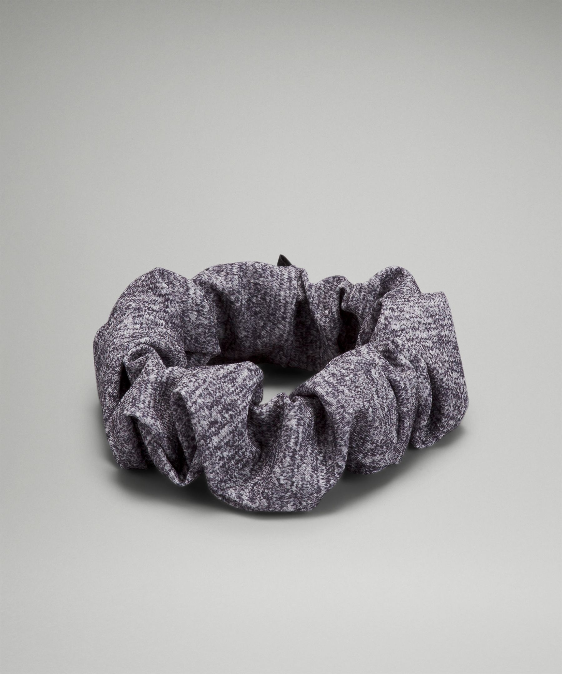 Lululemon Uplifting Scrunchie In Heather Lux Black