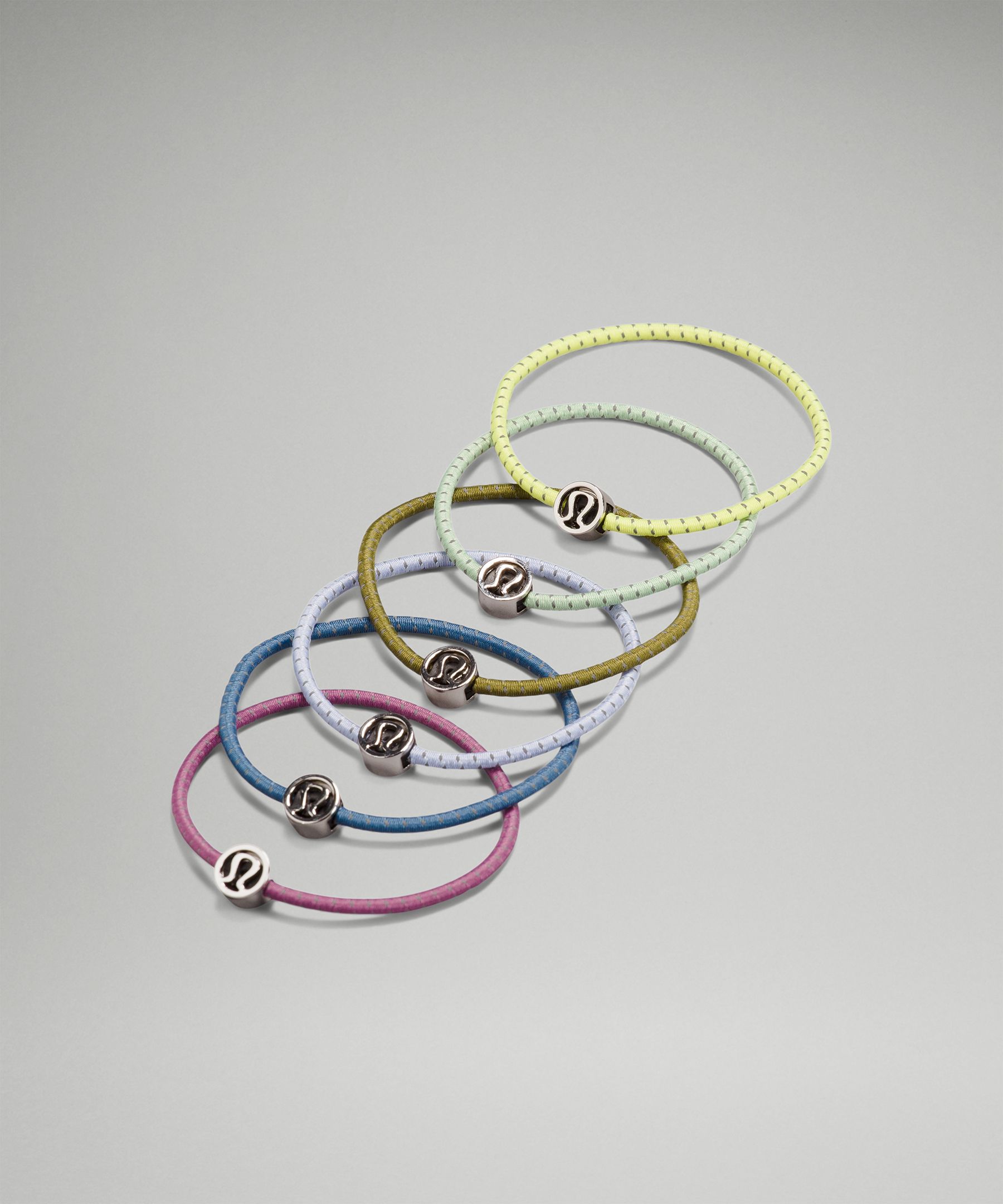 Lululemon Glow On Hair Ties 6 Pack