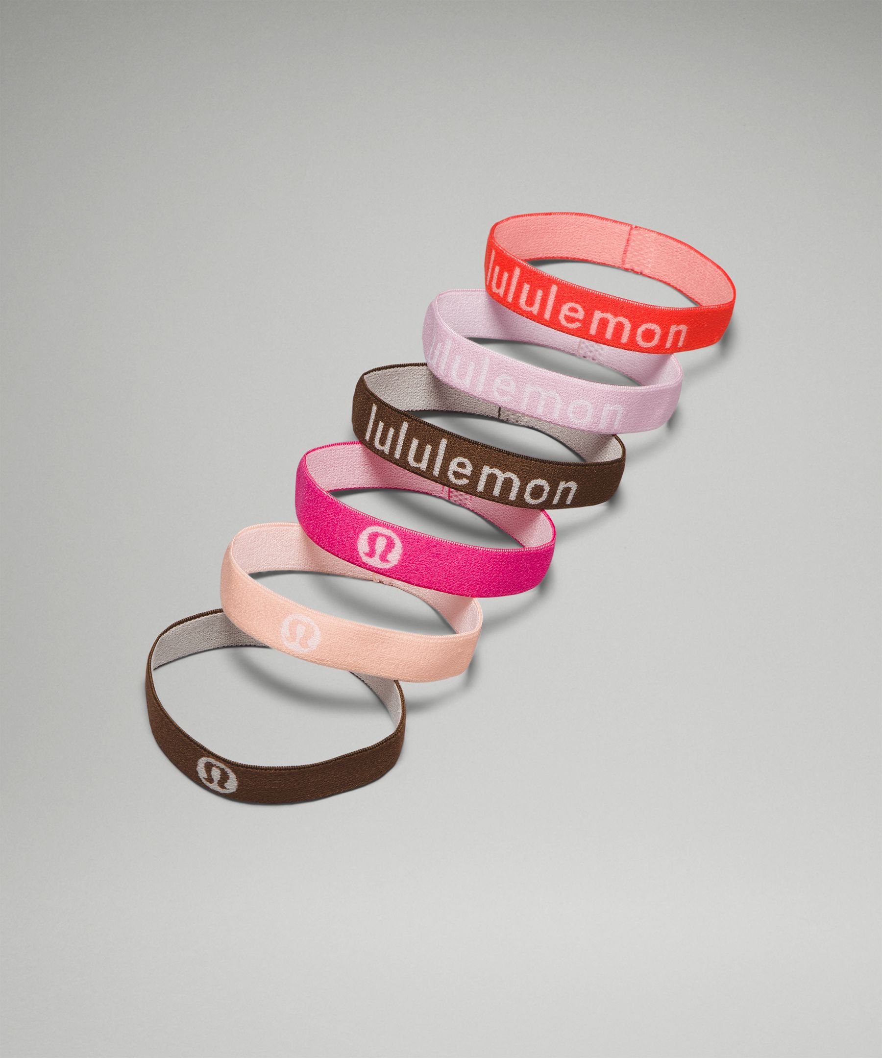 Lululemon Flat Hair Elastics 6 Pack