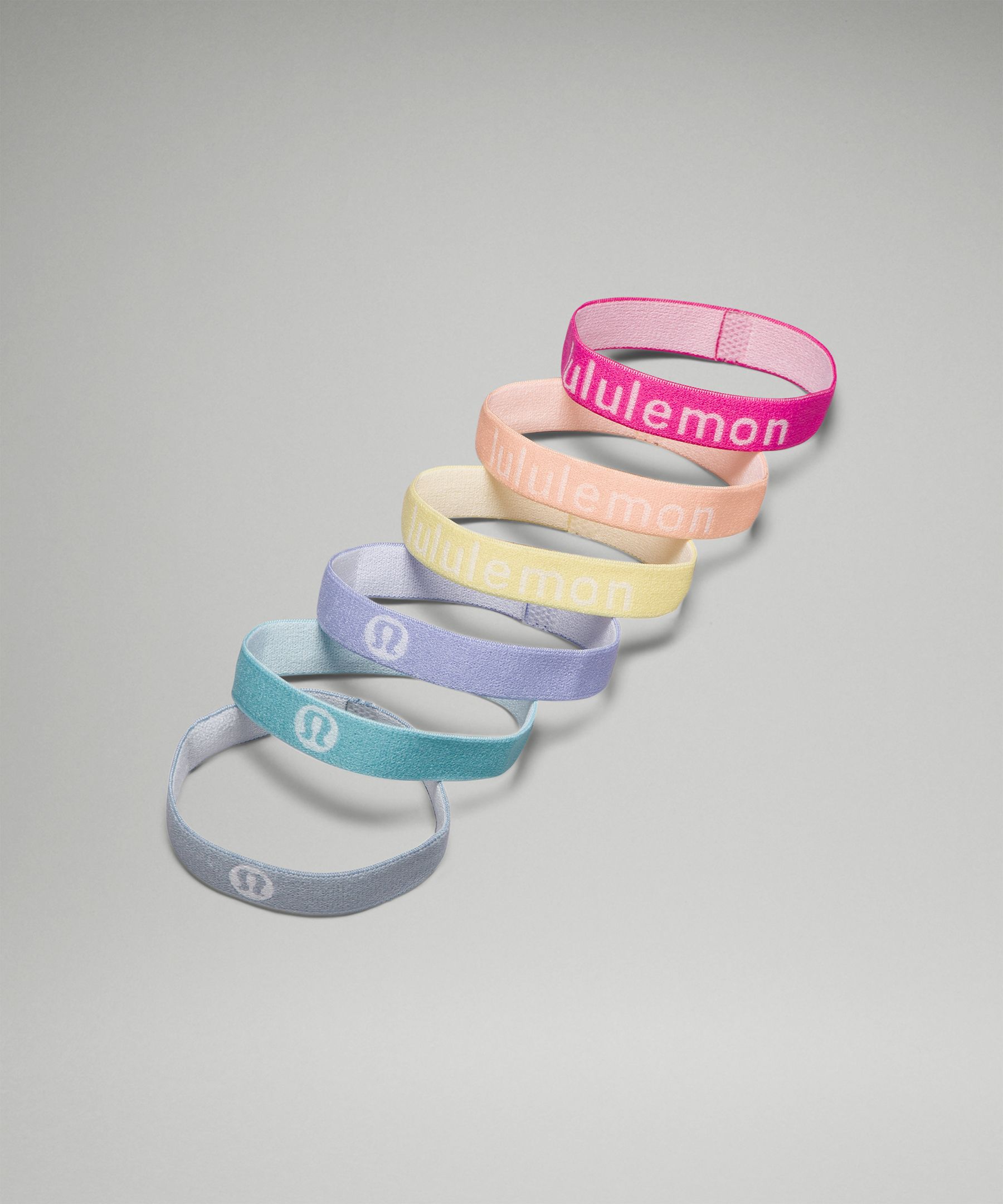 Lululemon Flat Hair Elastics 6 Pack