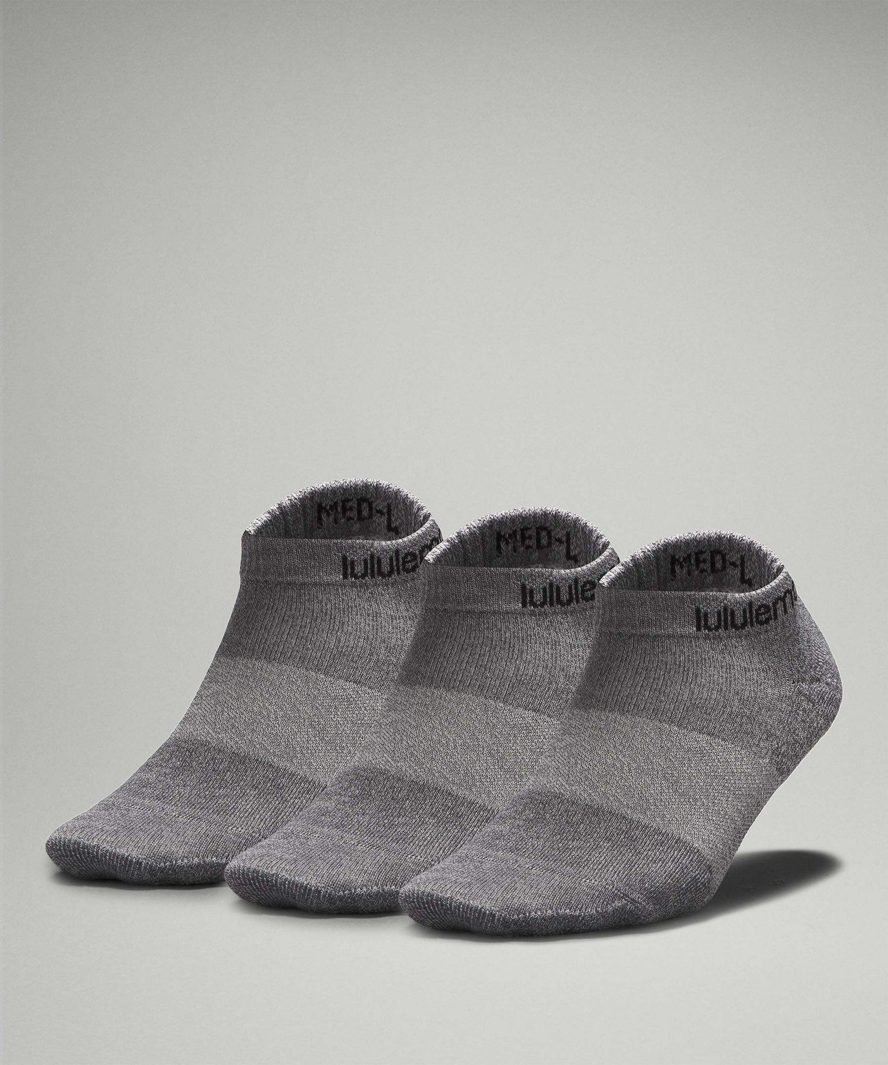 Lululemon Womens Daily Stride Comfort Ankle Sock *3 Pack - Velvet