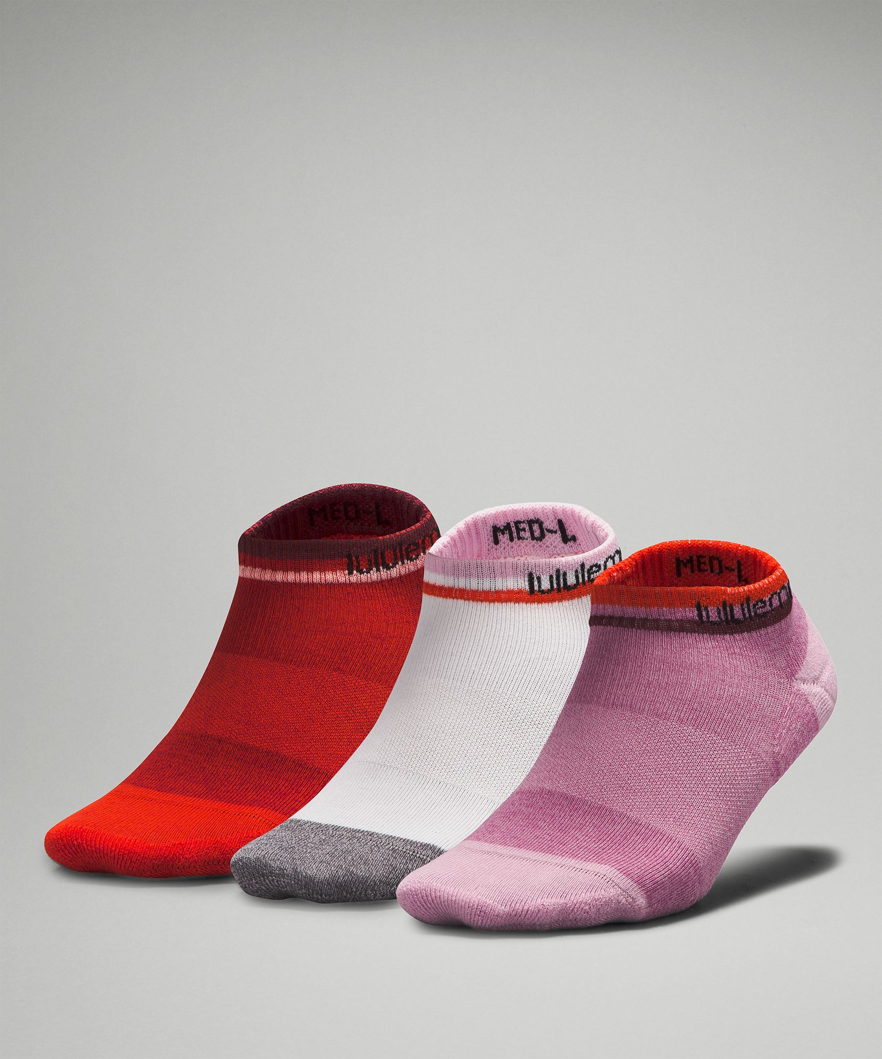 Lululemon Daily Stride Comfort Ankle Socks 3 Pack