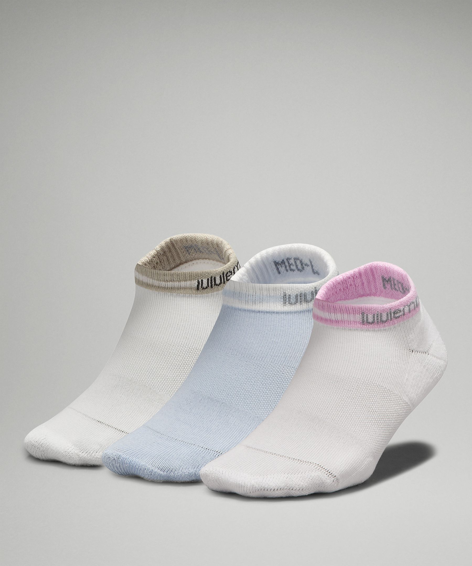 Women's Daily Stride Comfort Low-Ankle Socks Stripe *3 Pack |