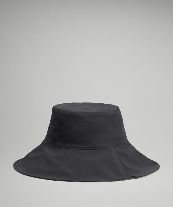 Women's Wide Brim Logo Bucket Hat