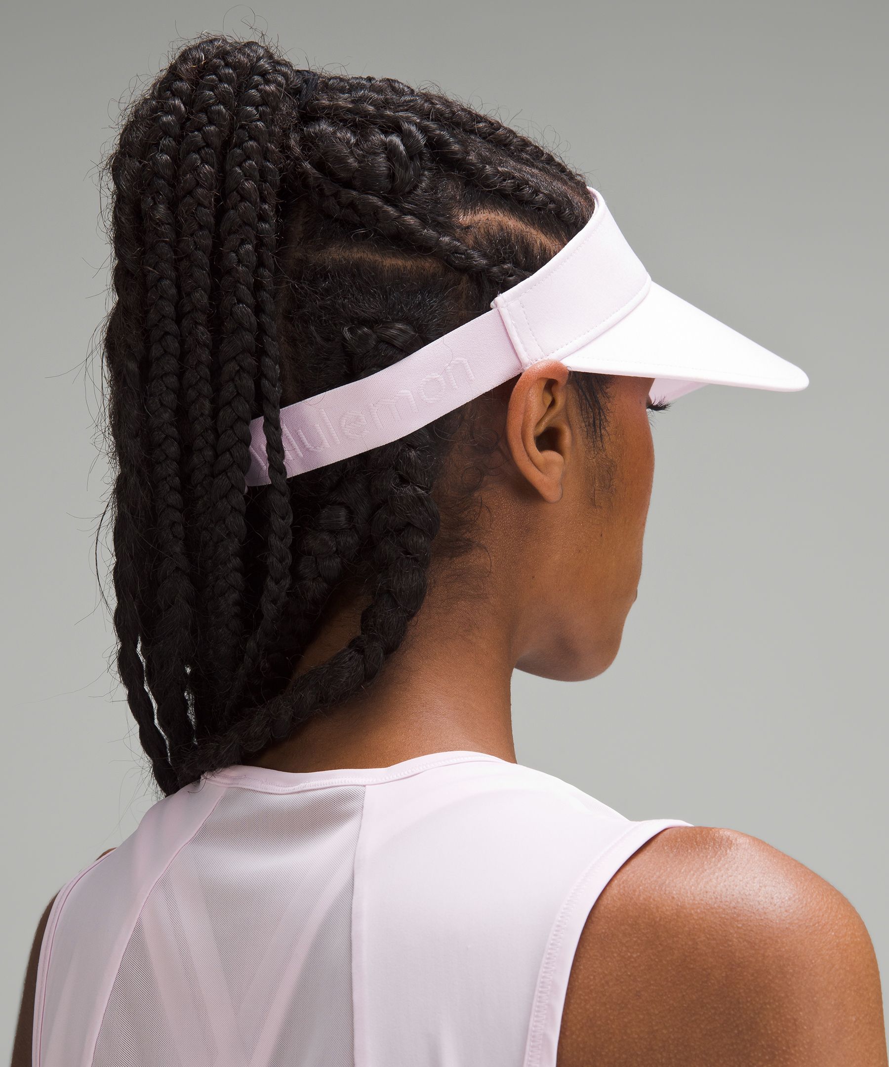 Shop Lululemon Fast Paced Wide Band Running Visor