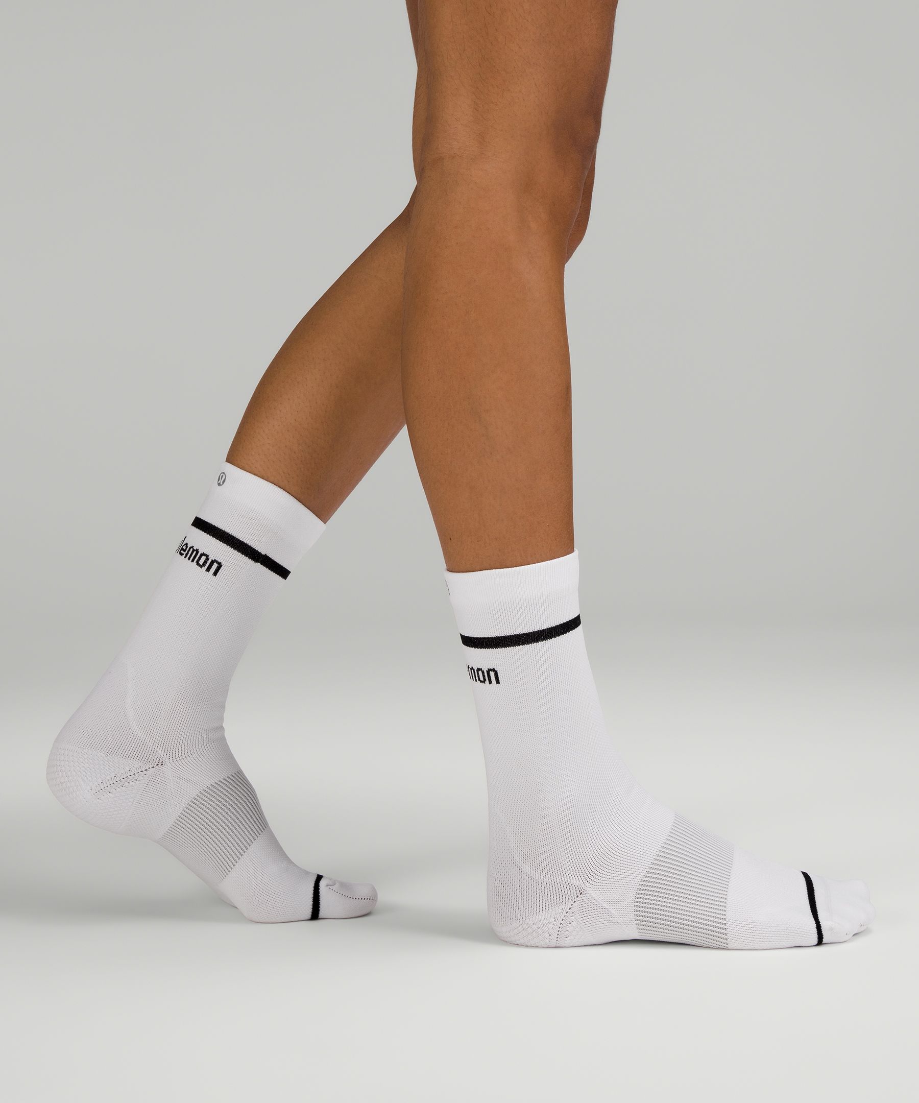 lululemon athletica Power Stride Crew Socks Stripe 3 Pack - Color