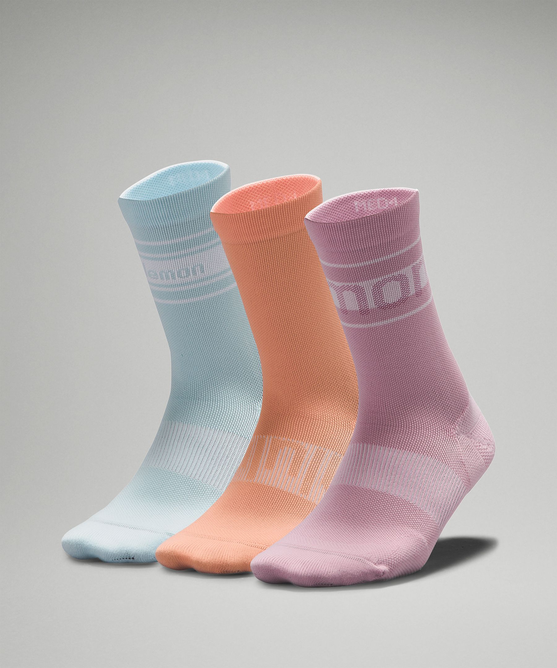 Lululemon Power Stride Crew Socks 3 Pack