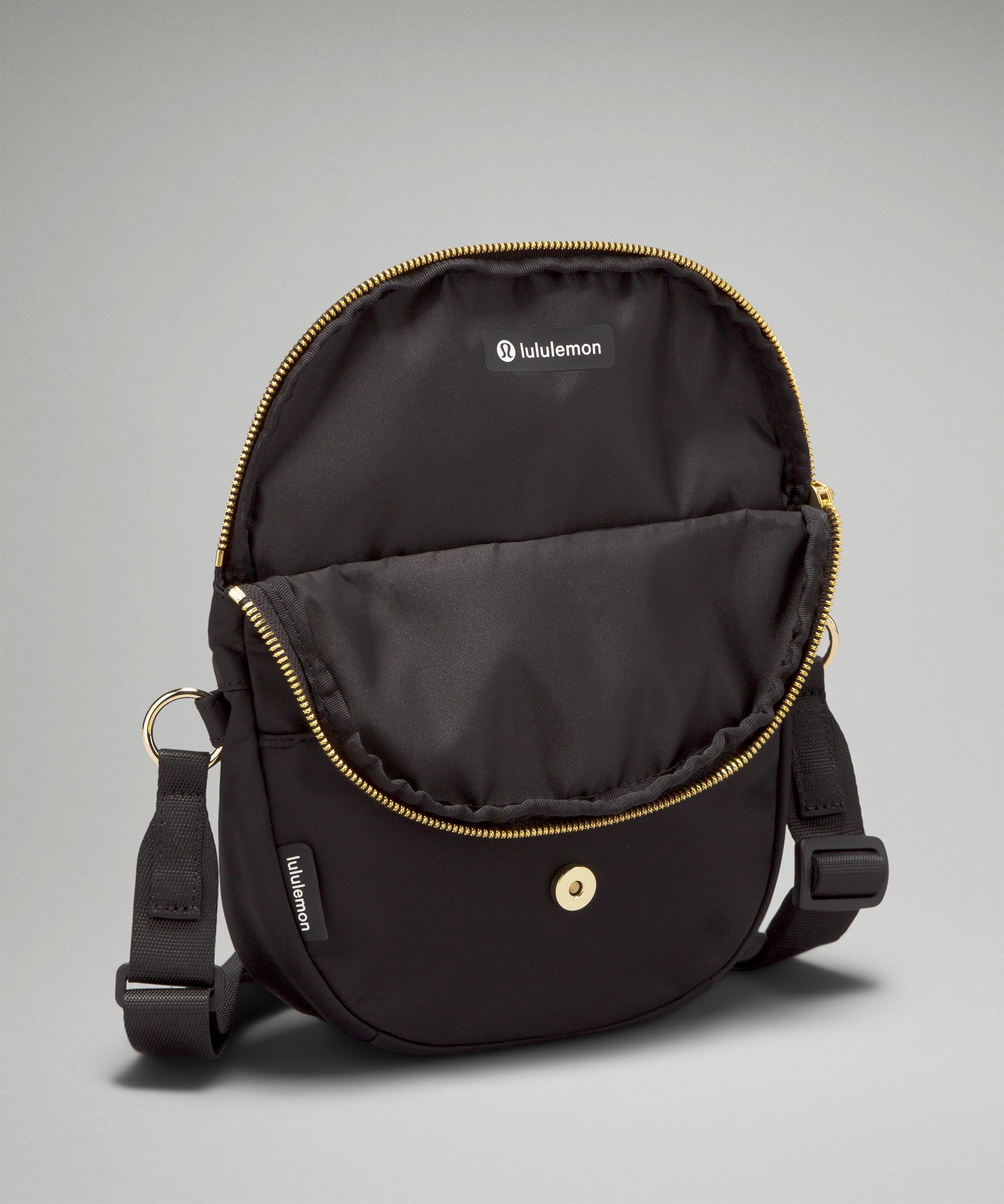  Lululemon All Night Festival Bag Micro (Black/Gold) : Clothing,  Shoes & Jewelry