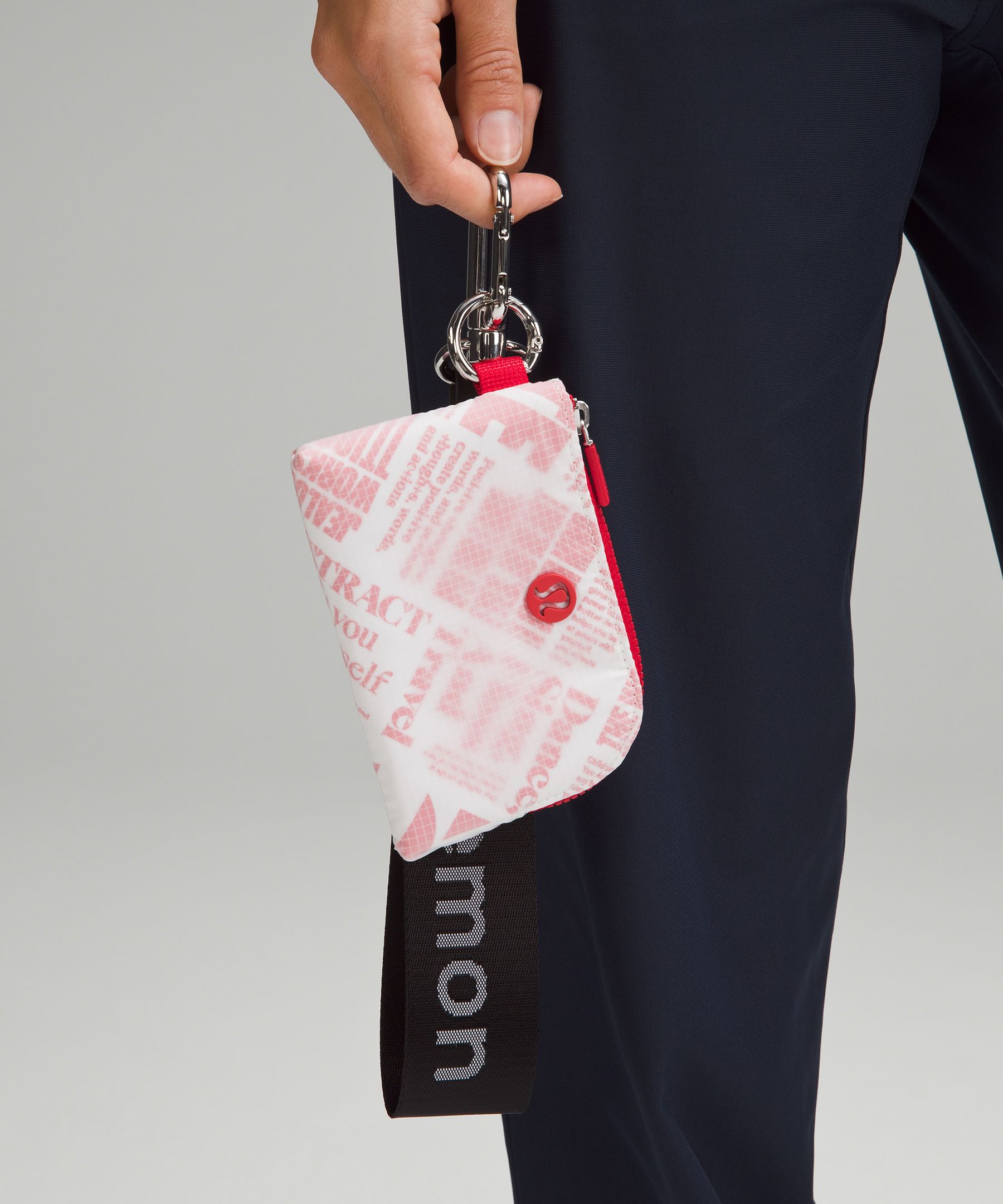 Lululemon Clippable Card Pouch *Manifesto Print. 2