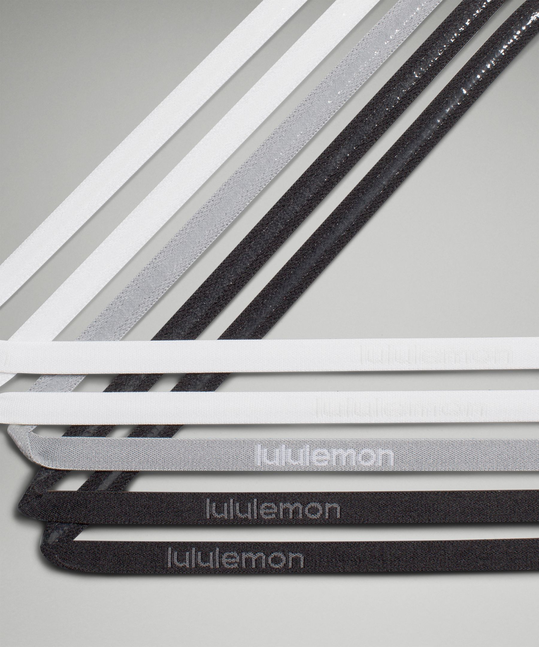 Shop Lululemon Skinny Adjustable Headbands 5 Pack