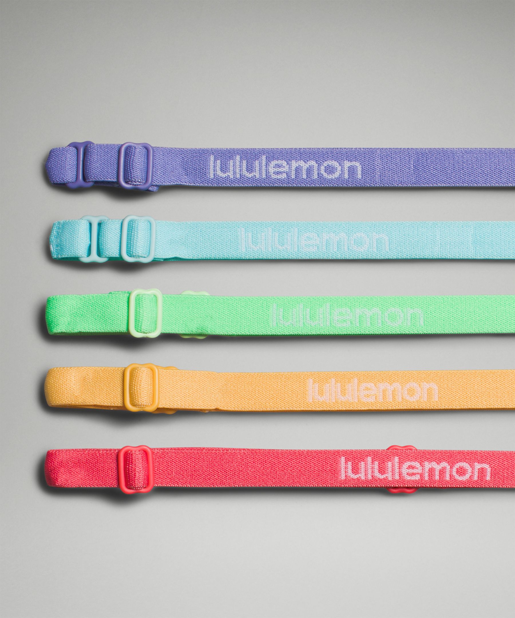 Lululemon Skinny Adjustable Headbands 5 Pack