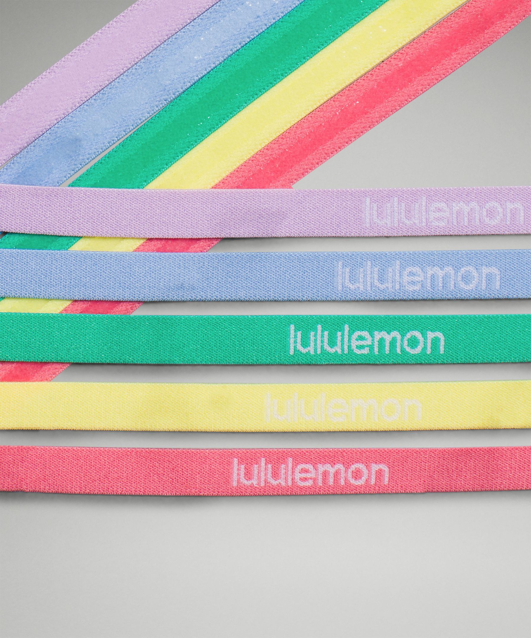 Shop Lululemon Skinny Adjustable Headbands 5 Pack