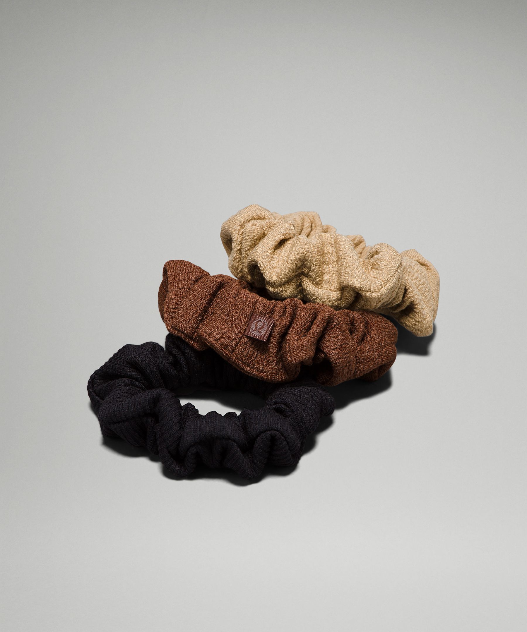 Uplifting Scrunchies Textured *3 Pack | Women's Accessories