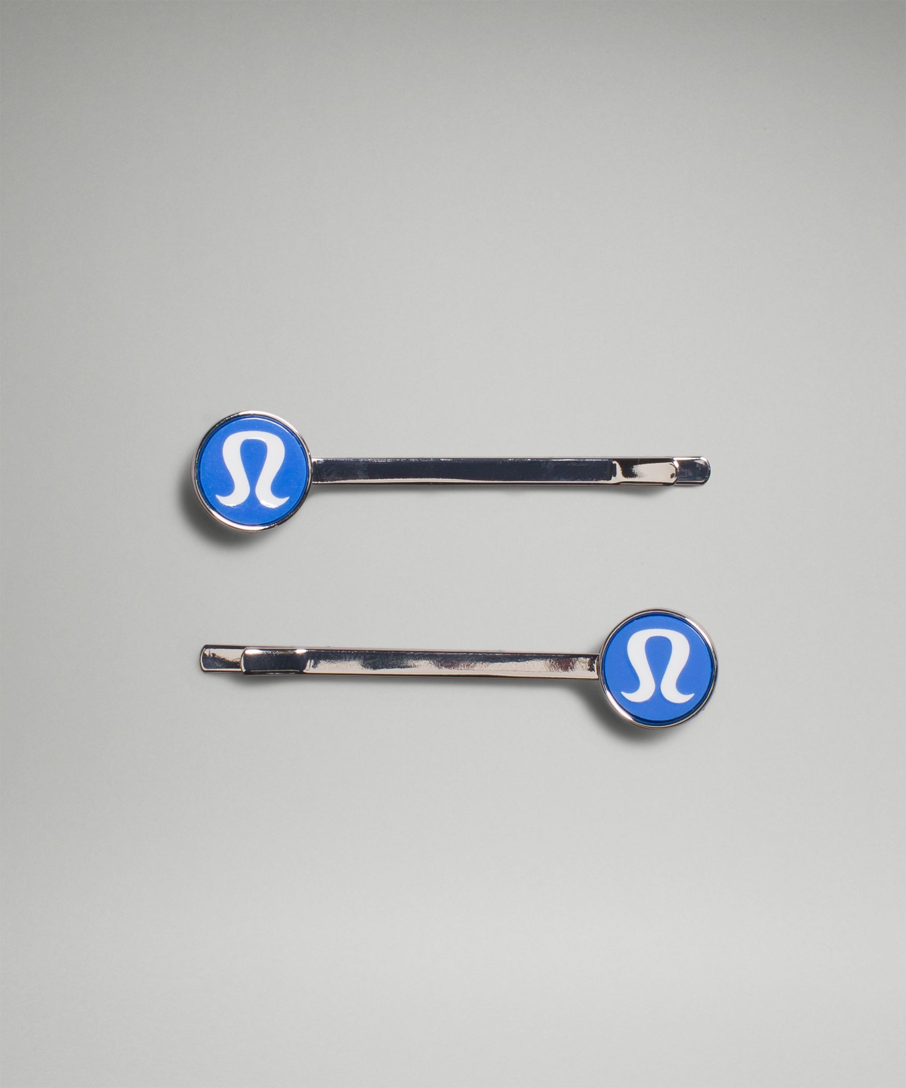 Lululemon Logo Bobby Pins 2 Pack In Metallic