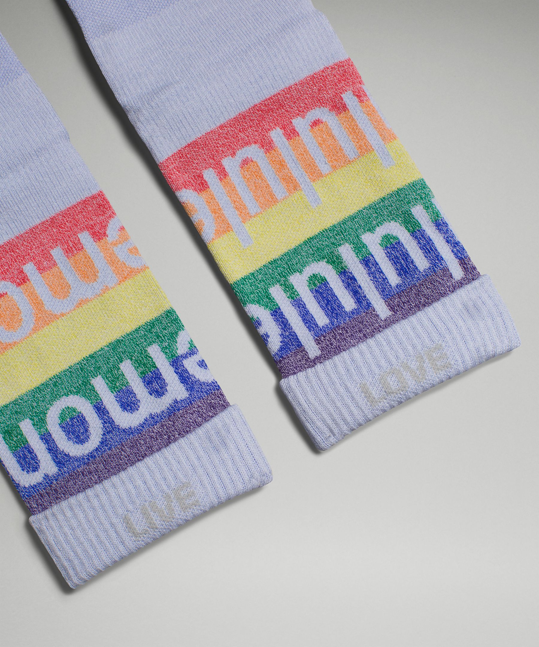 Lululemon rainbow socks