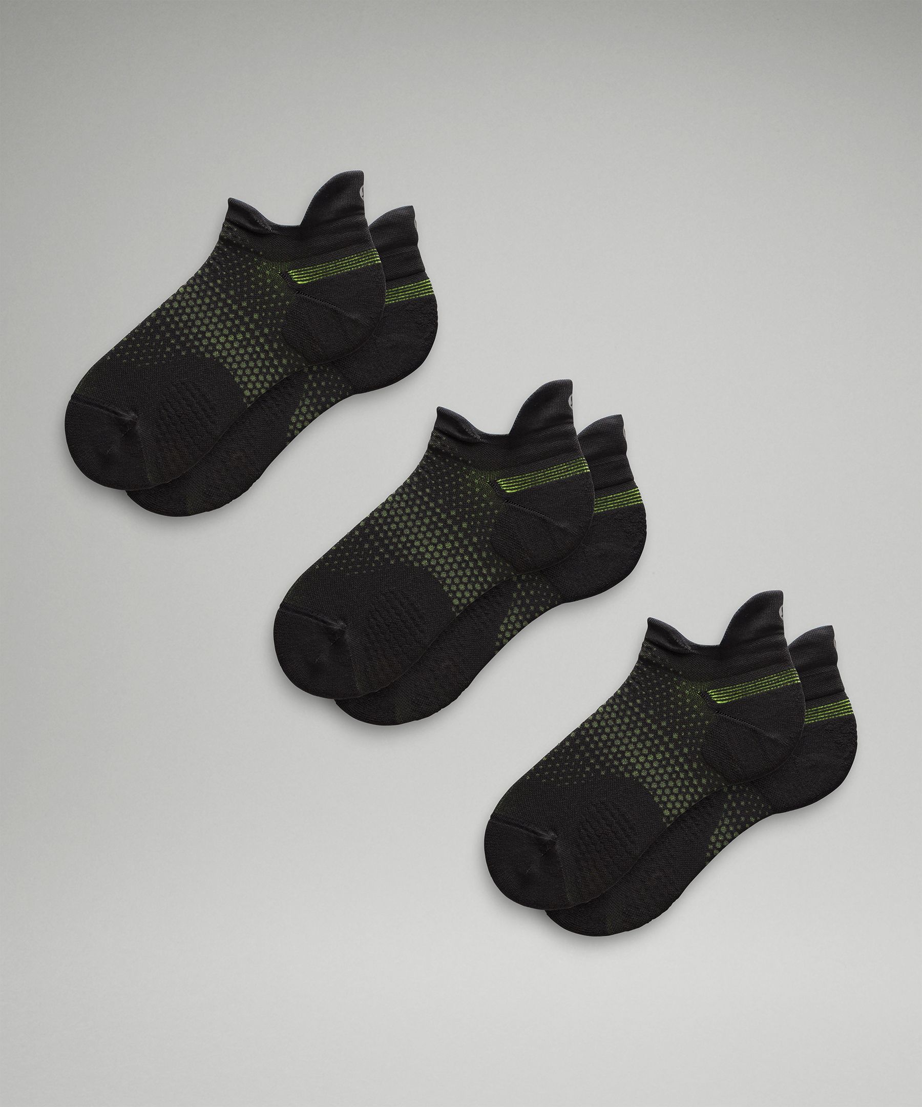 Lululemon Macropillow Tab Running Socks Medium Cushioning 3 Pack