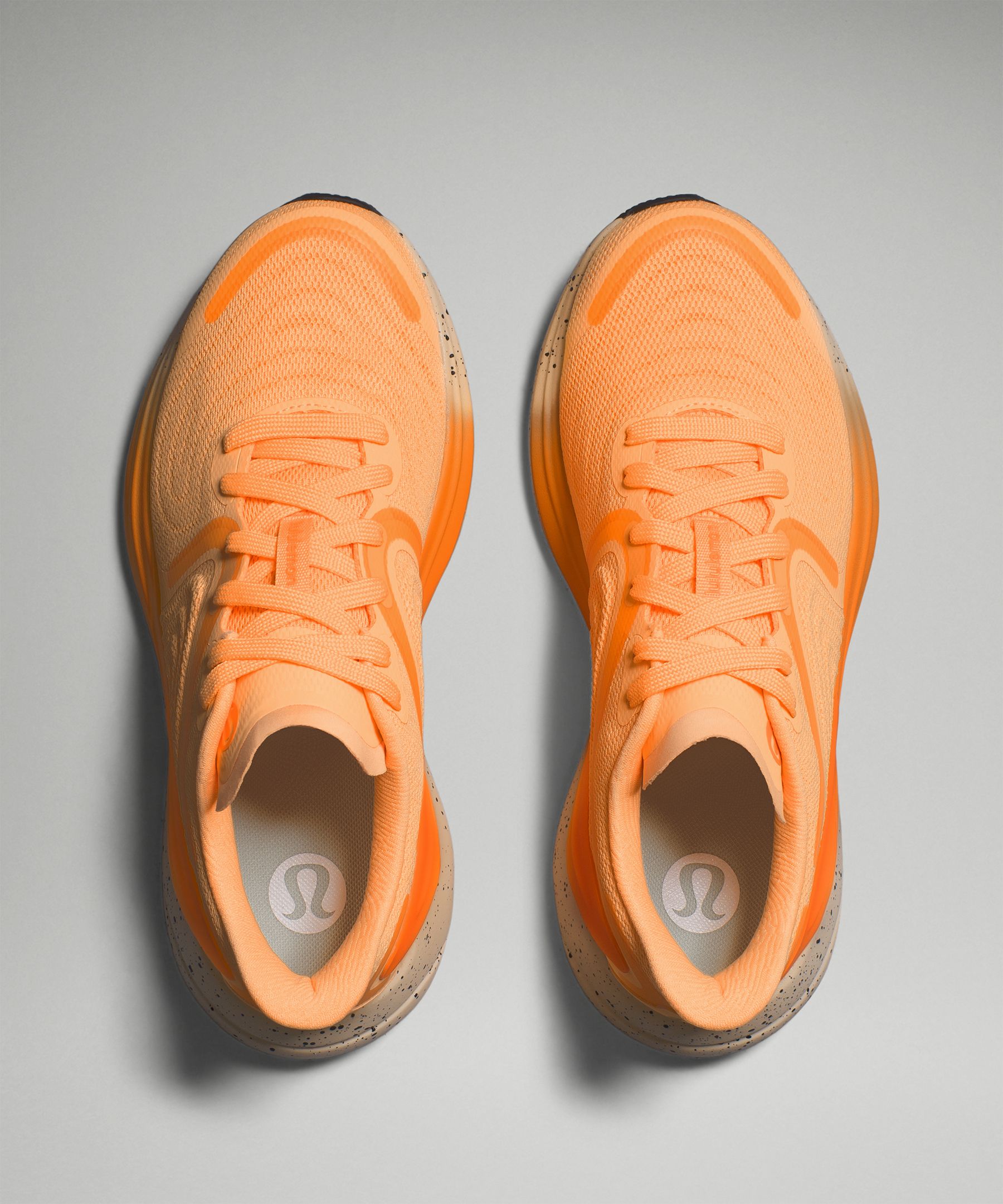 Lululemon Blissfeel Trail Womens Running Shoe - Light Vapor / Bone / Florid  Orange - lulu fanatics