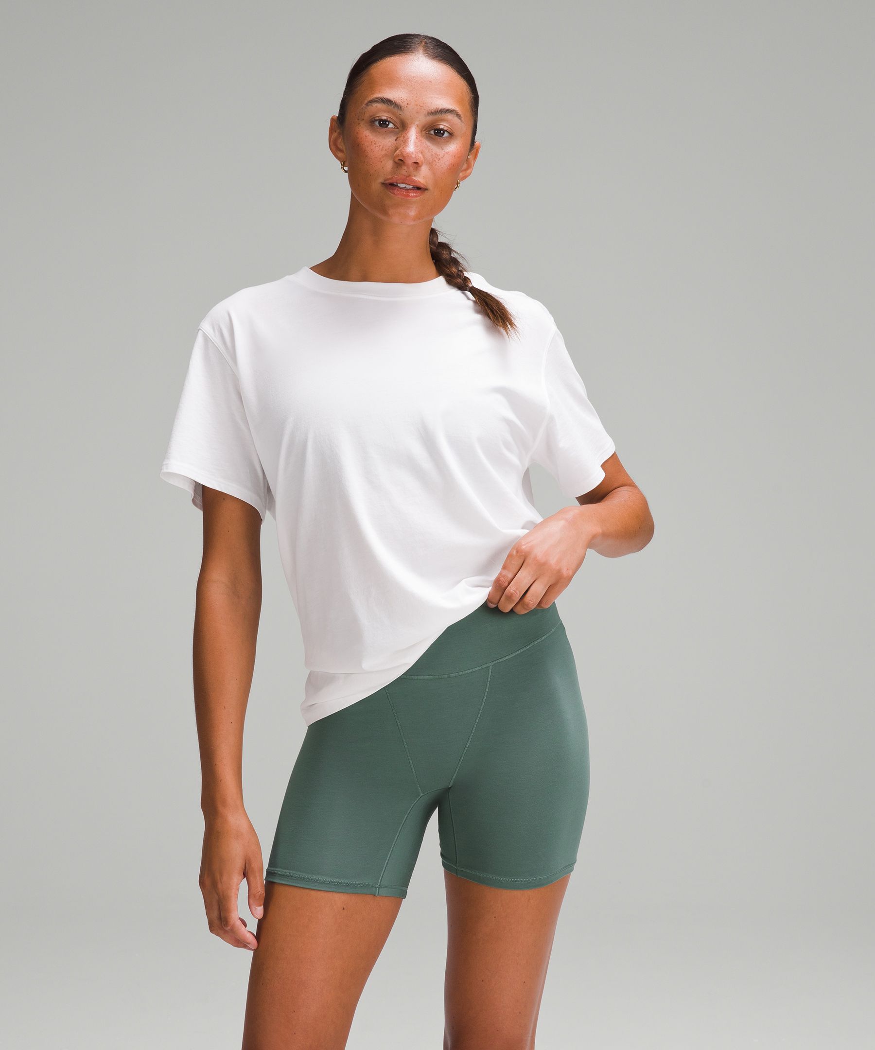 ZOUYUE Slip Shorts Womens Comfortable Seamless Smooth Shapewear Slip Shorts  for Under Dresses-White 