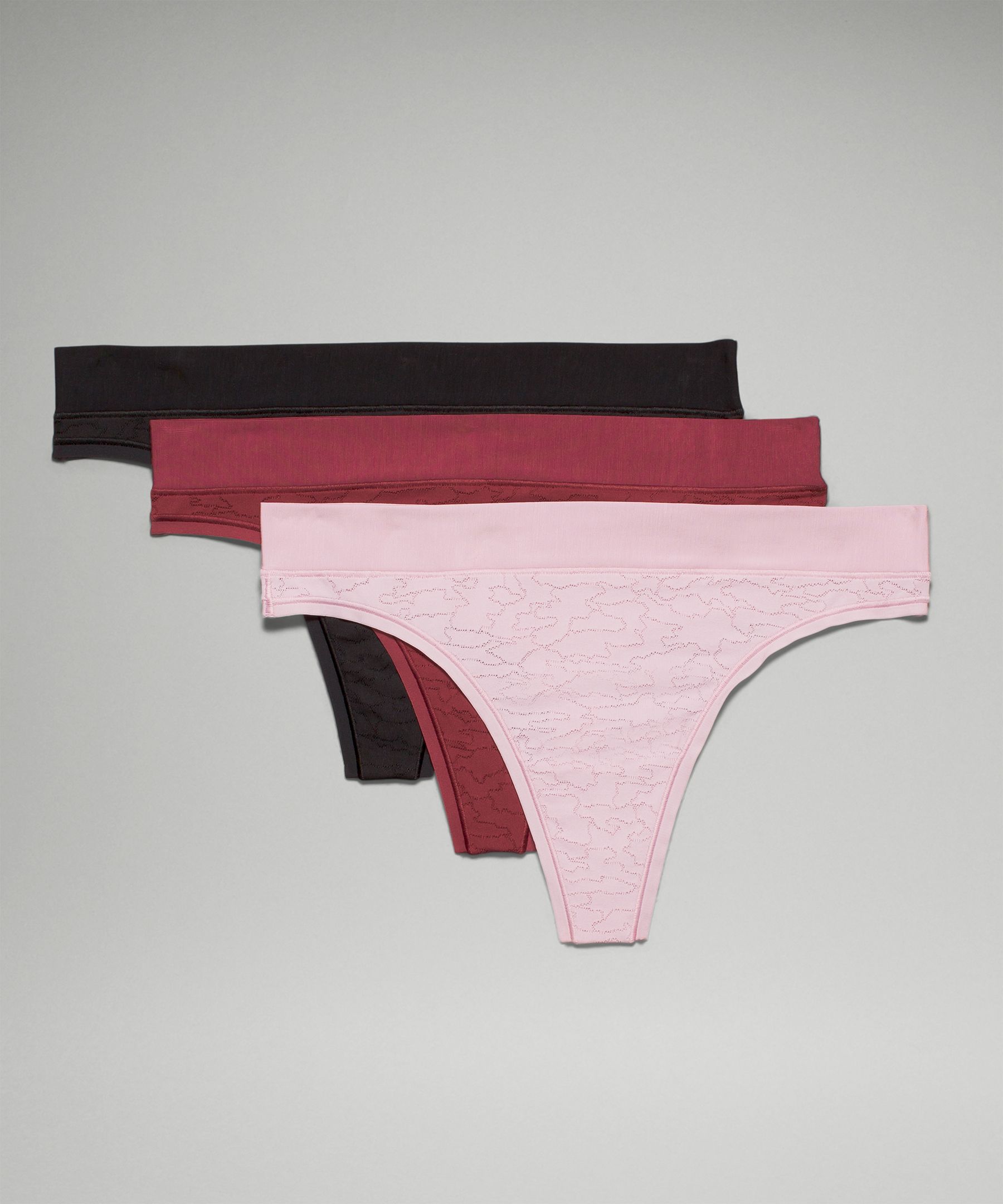 UnderEase Mid-Rise Thong Underwear