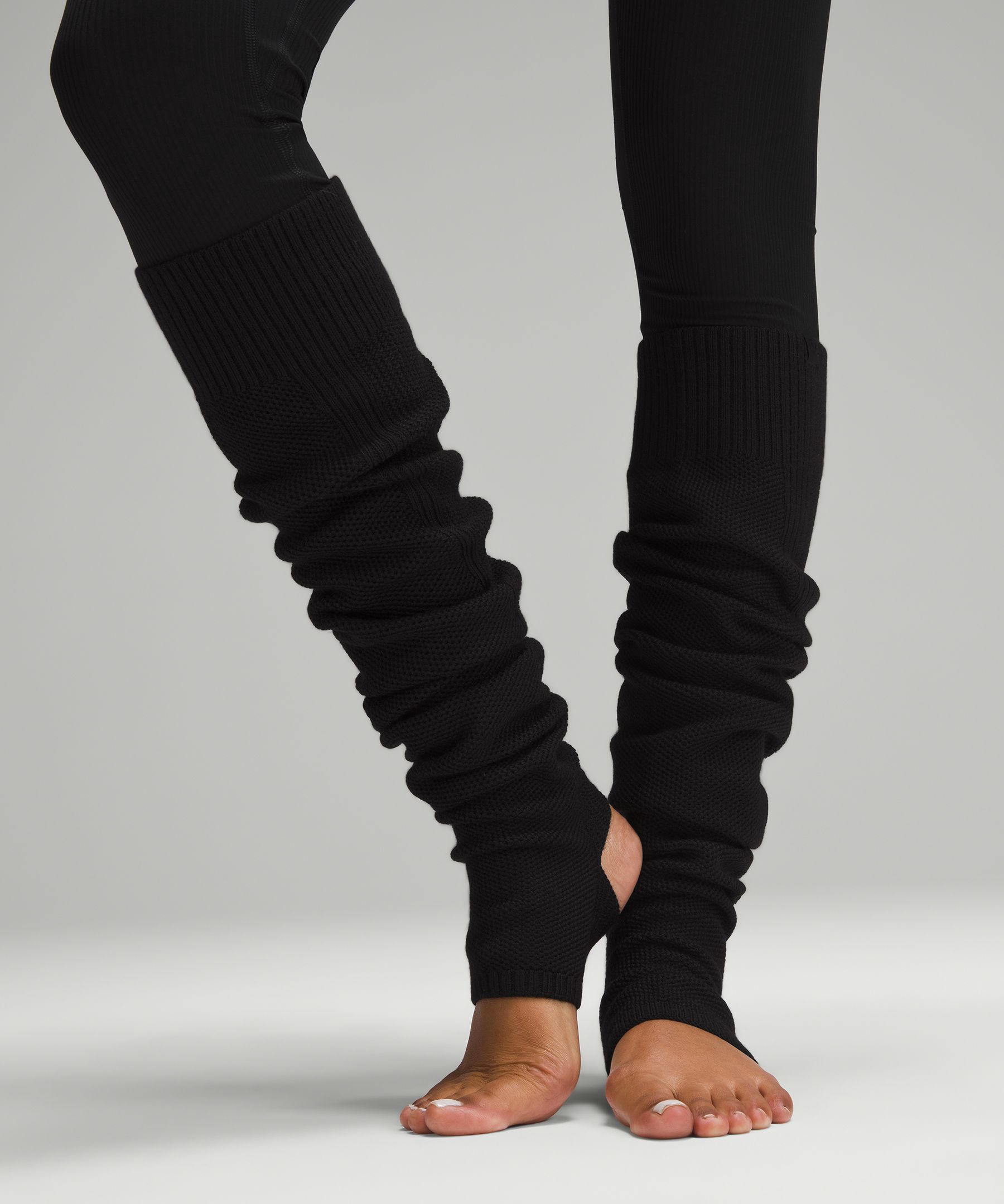 Lululemon Mandala Leg Warmer - Black - lulu fanatics