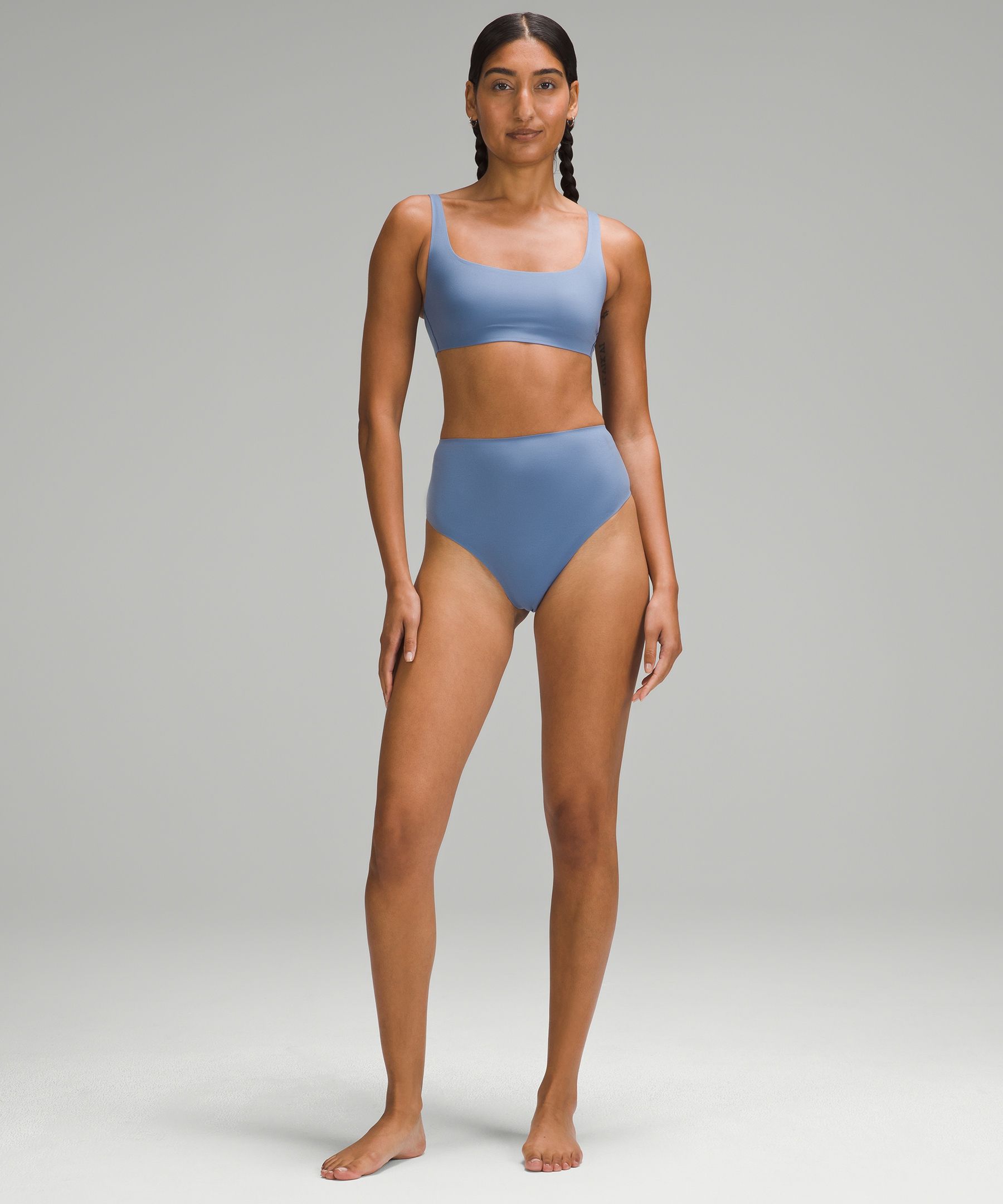 Shop Lululemon Wundermost Ultra-soft Nulu High-waist Thong Underwear