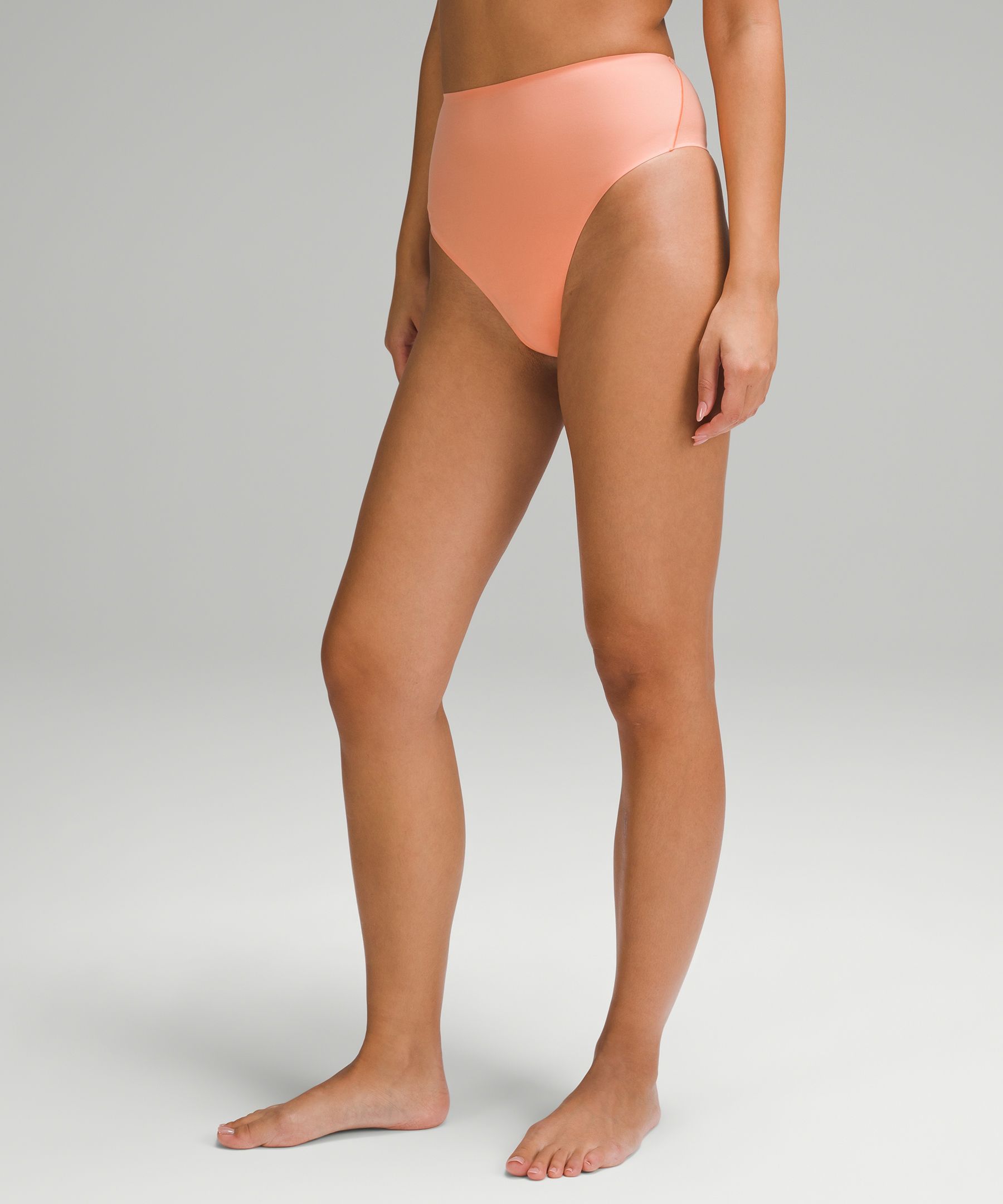 Lululemon Wundermost Ultra-soft Nulu High-waist Thong Underwear In Pink