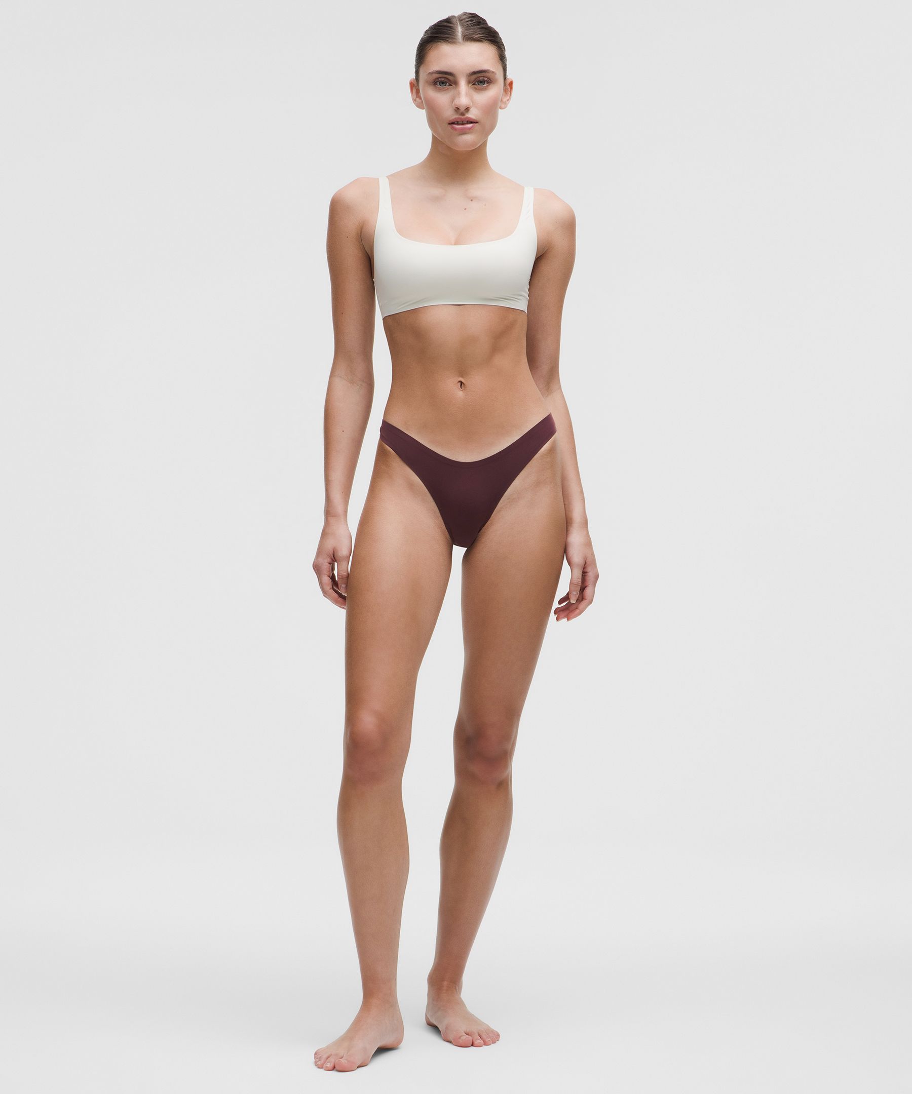 Lululemon Wundermost Ultra-soft Nulu Dipped-waist Thong Underwear