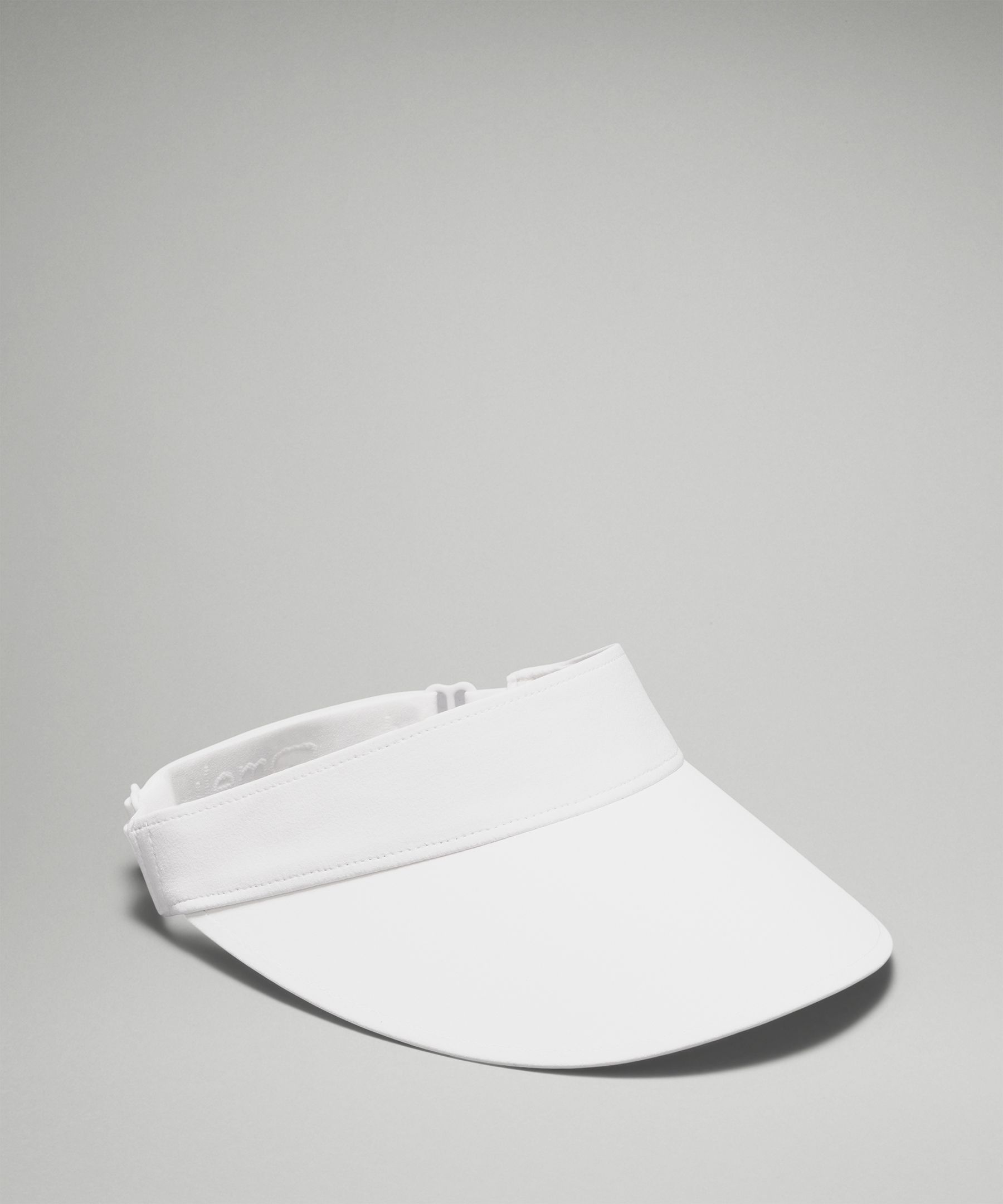 Lululemon Fast Paced Wide Band Running Visor In White