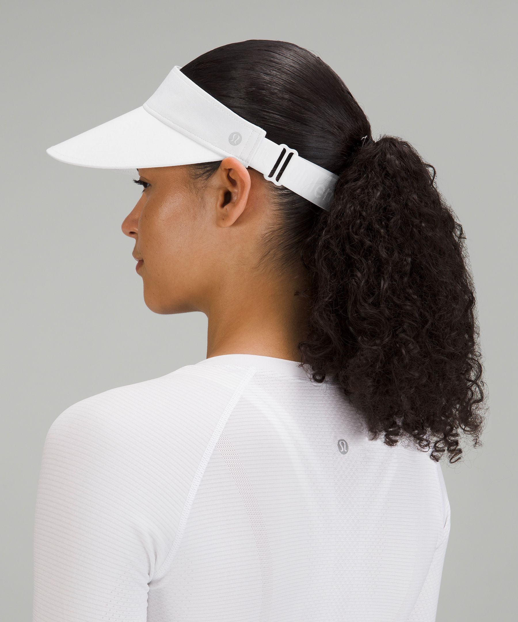 Shop Lululemon Fast Paced Wide Band Running Visor