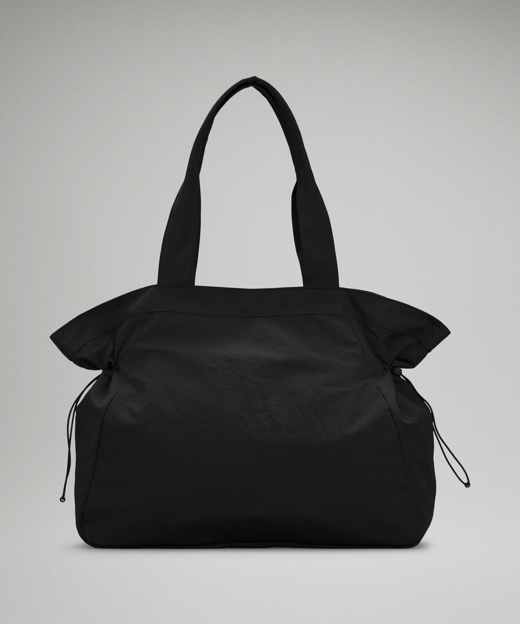 宅送] ルルレモン Side-Cinch Shopper Bag バッグ 黒 18L トートバッグ