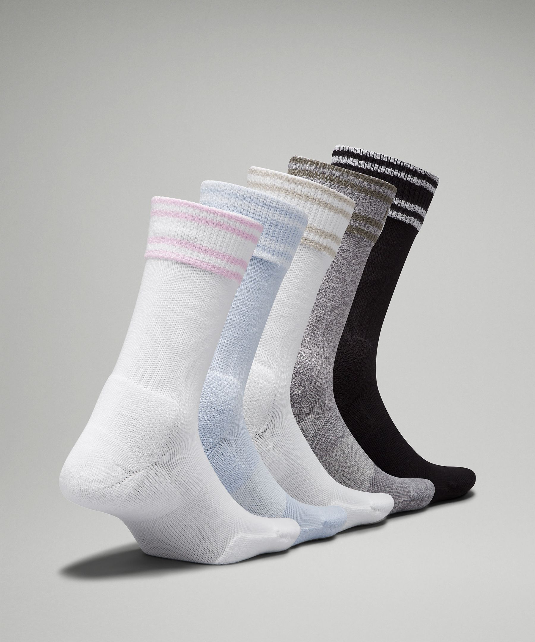 Lululemon athletica Women's Daily Stride Comfort Crew Socks*5 Pack