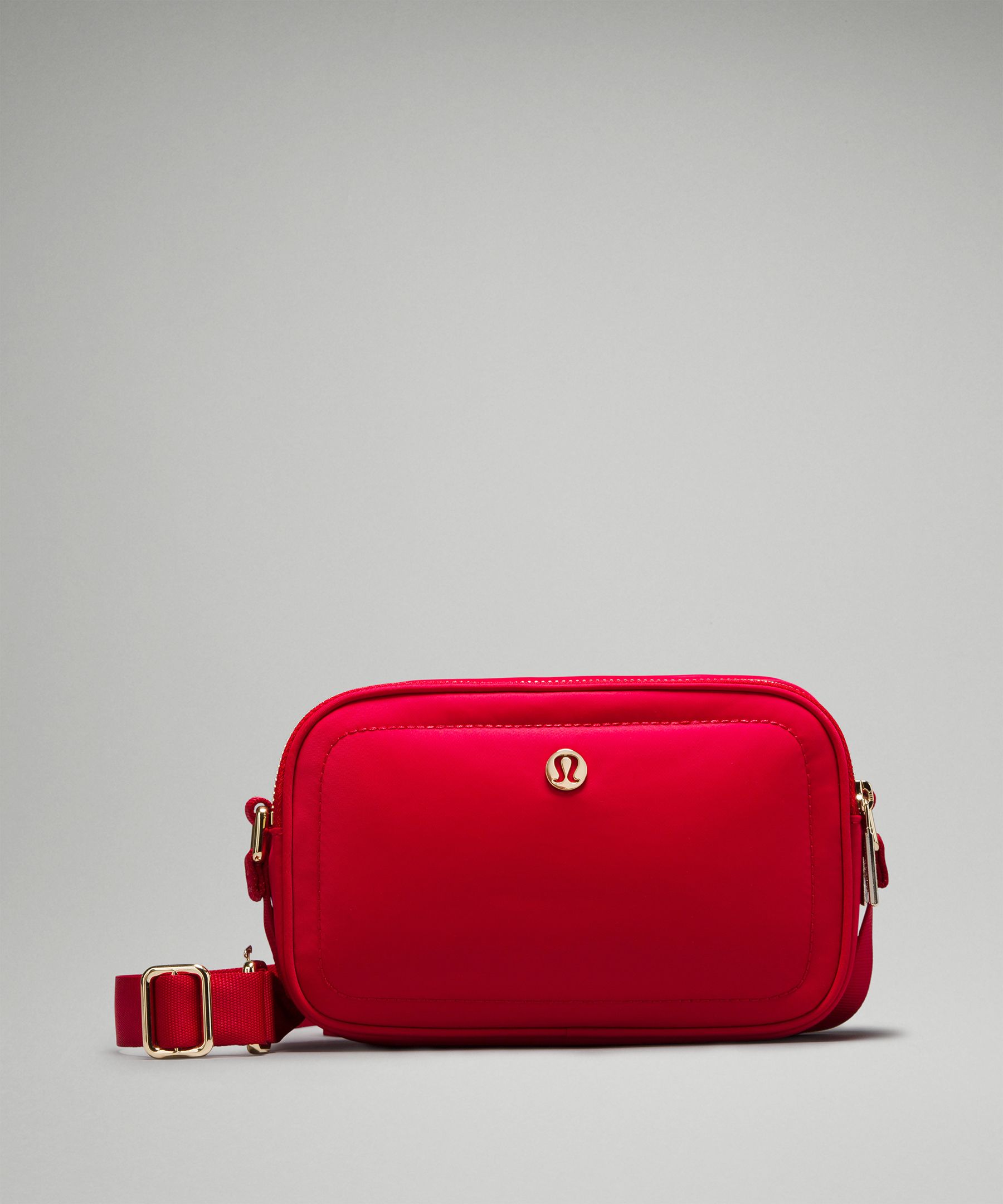 red lululemon crossbody bag